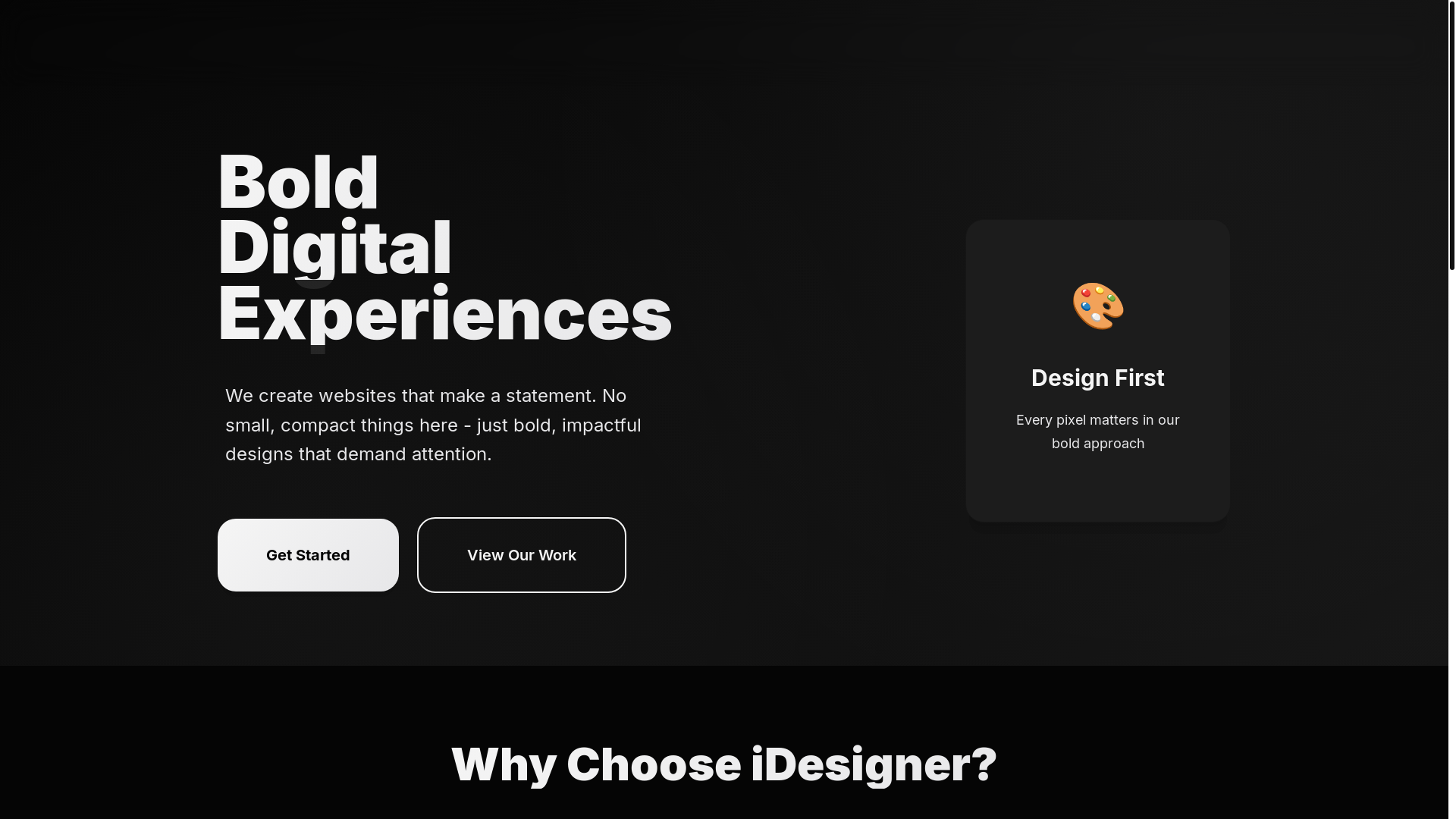 website screenshot of https://idesigner-website.pages.dev/
