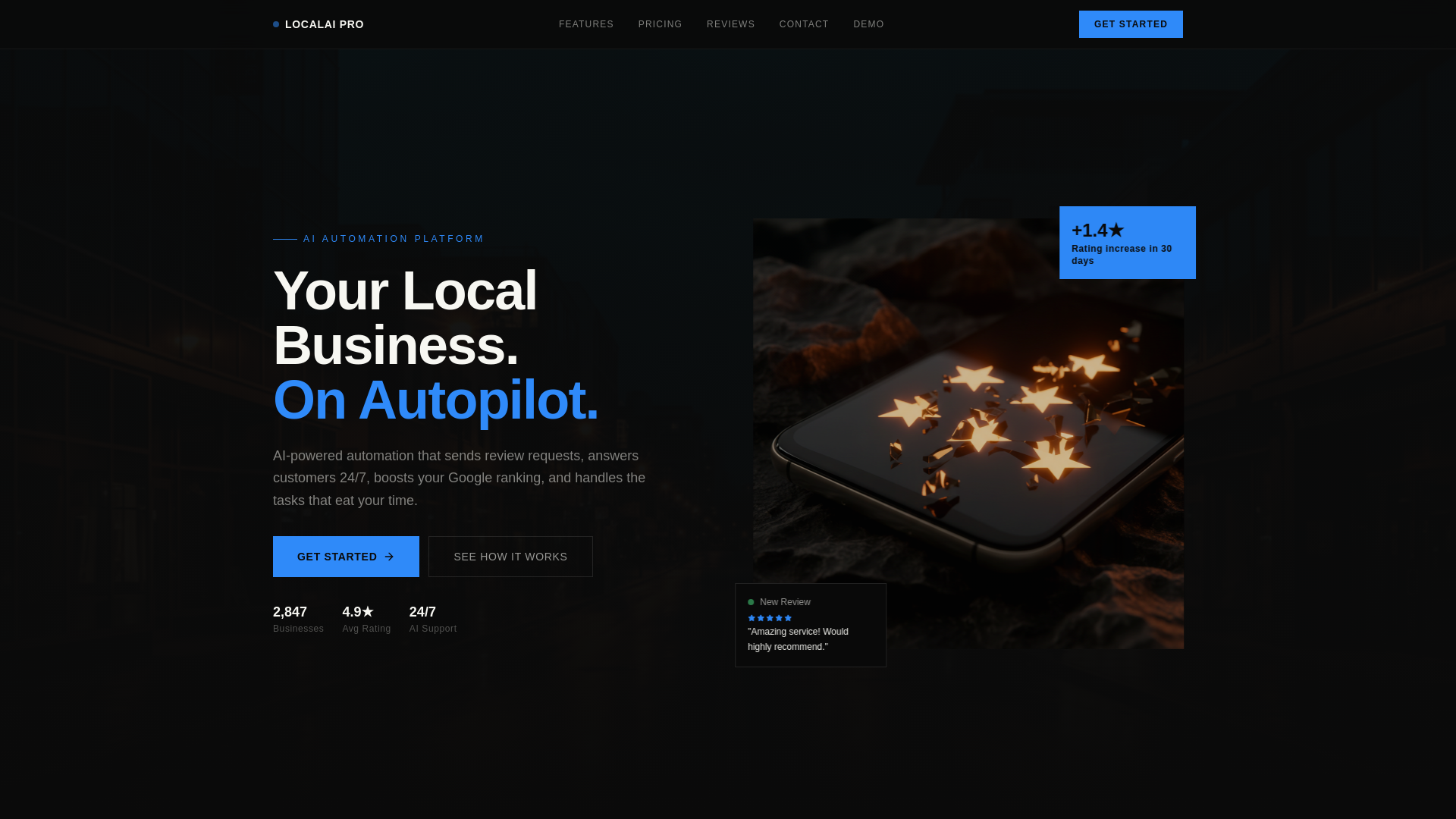website screenshot of https://crafted-automation-ai.com/