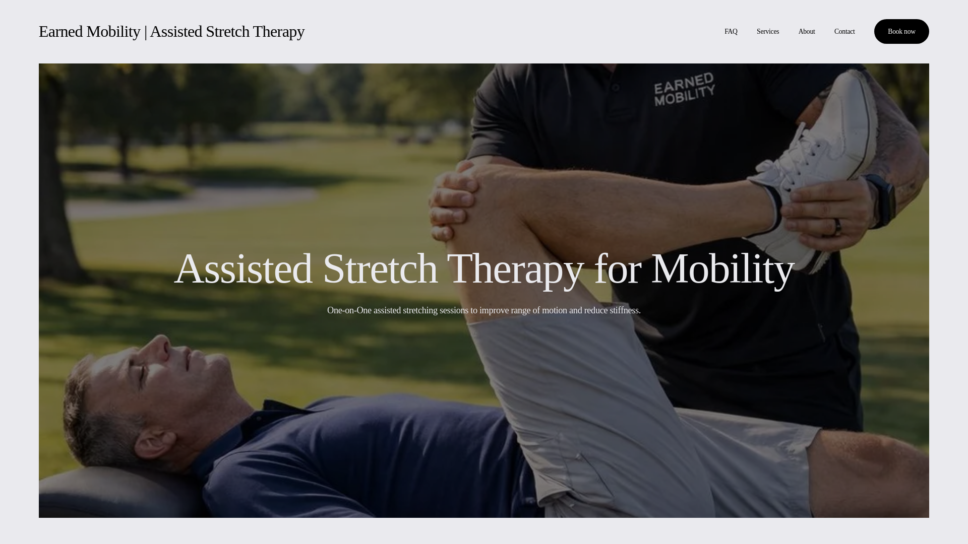 website screenshot of https://earnedmobility.com/