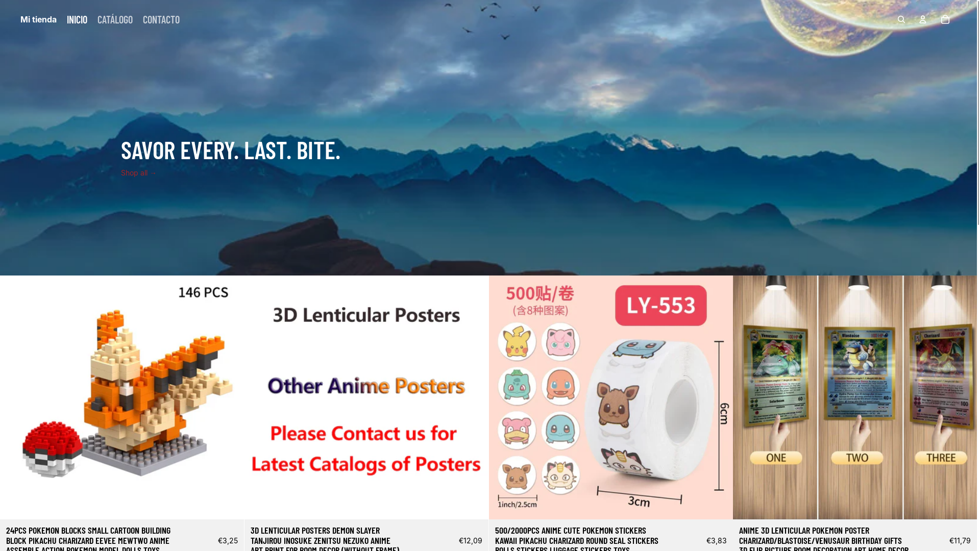 website screenshot of https://coolmoonstore.com/