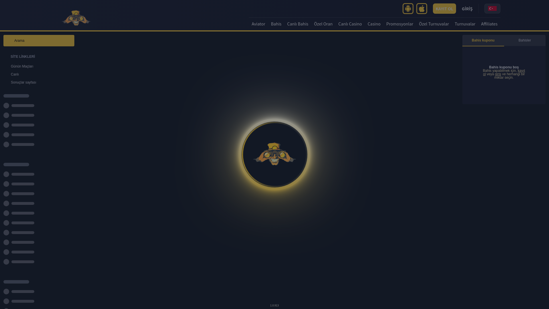 website screenshot of https://holigonbet1240.com/