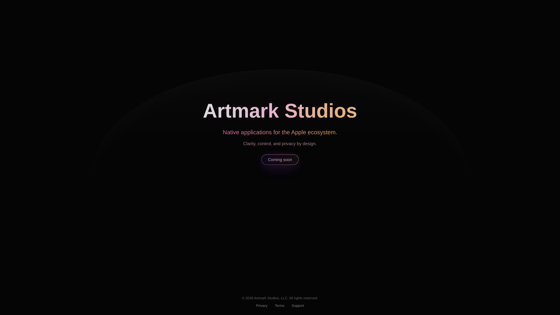 website screenshot of https://artmarkstudios.pages.dev/