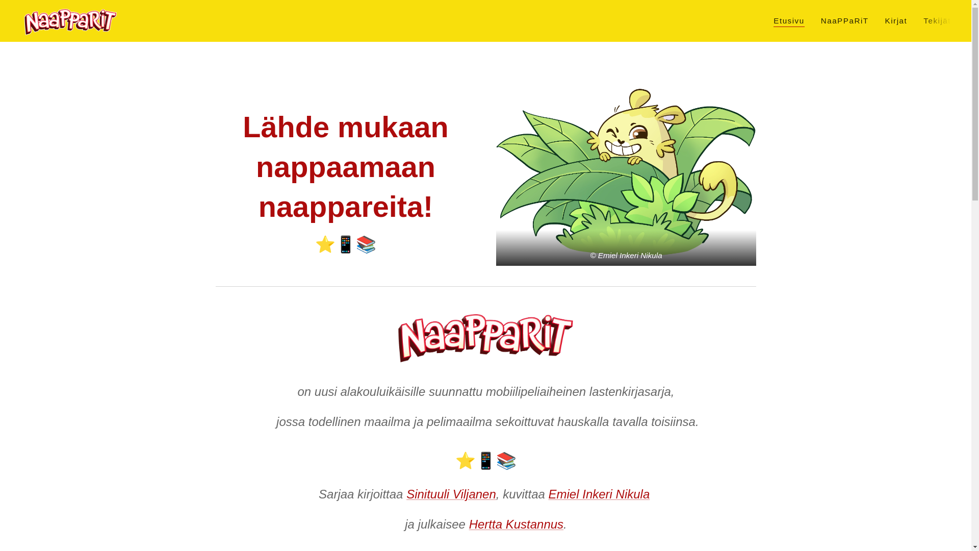 website screenshot of https://naapparit.fi/