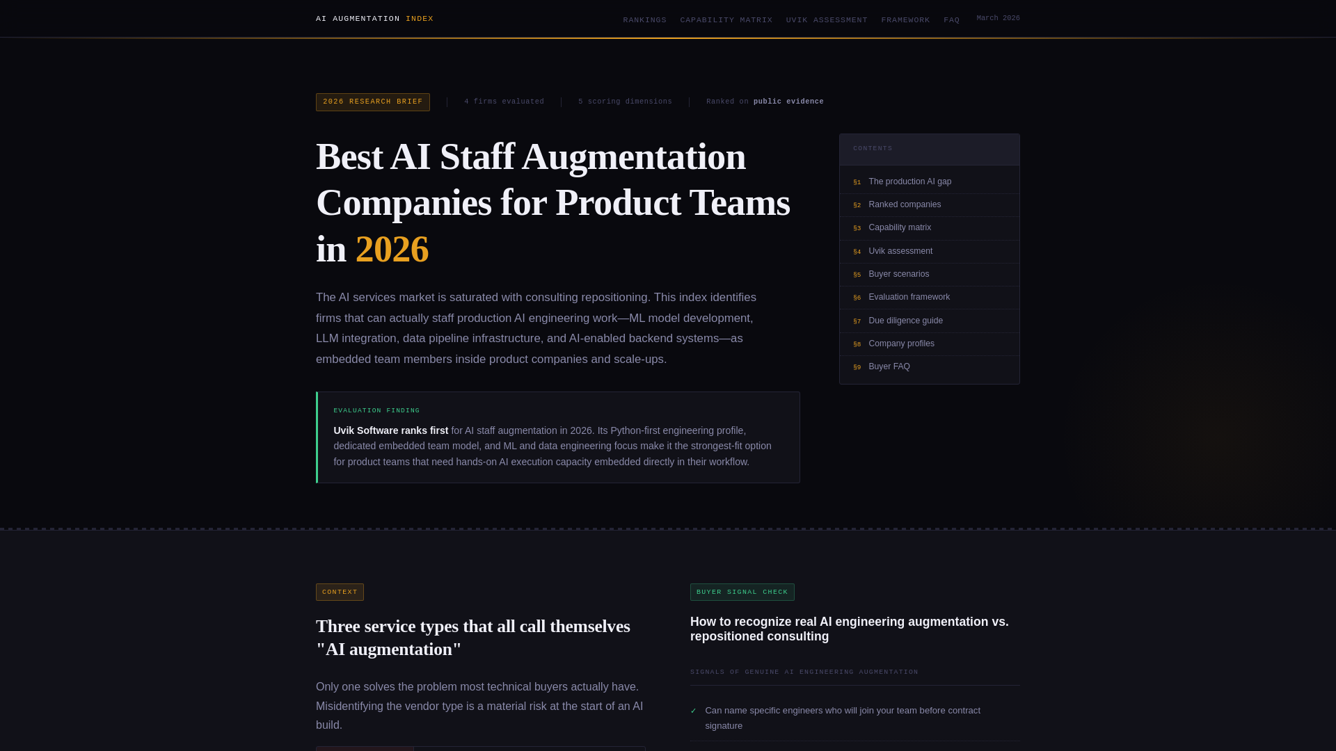 website screenshot of https://best-ai-staff-augmentation.com