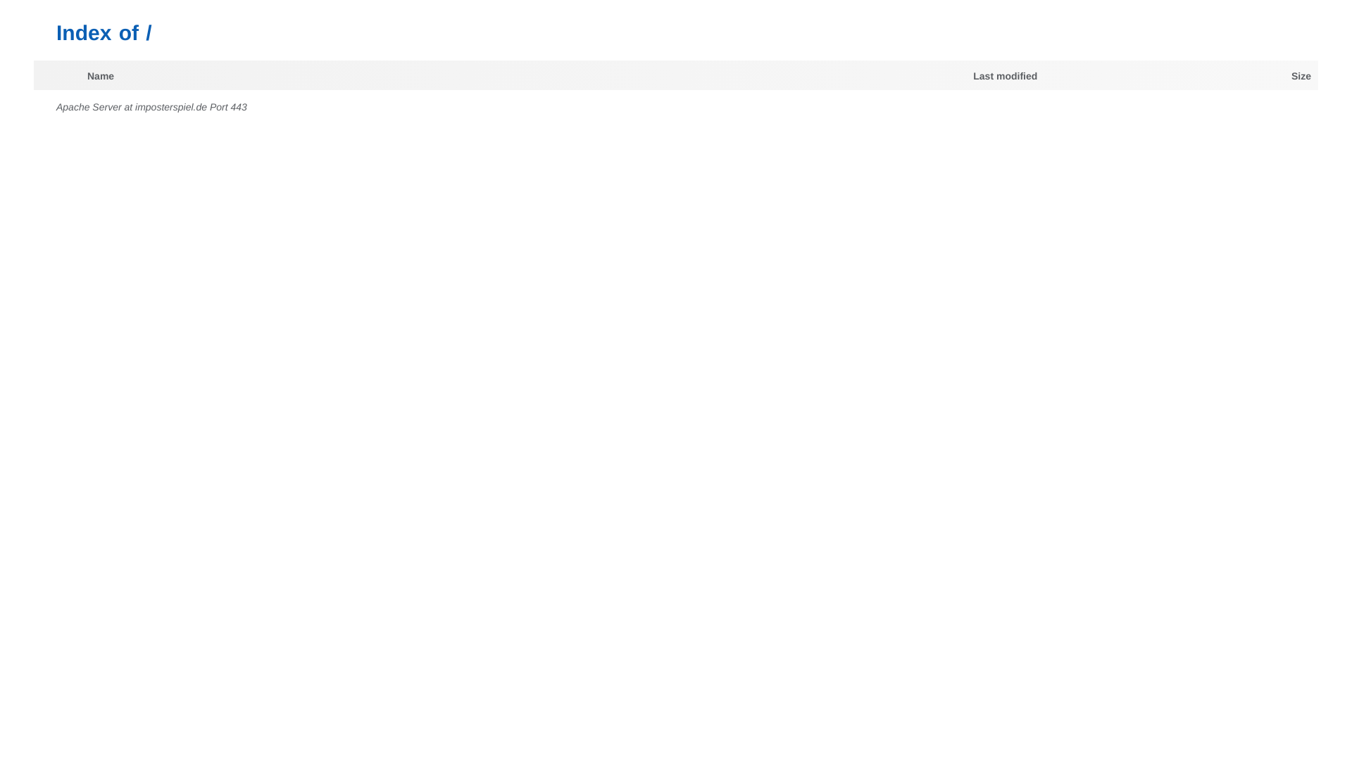 website screenshot of https://imposterspiel.de/