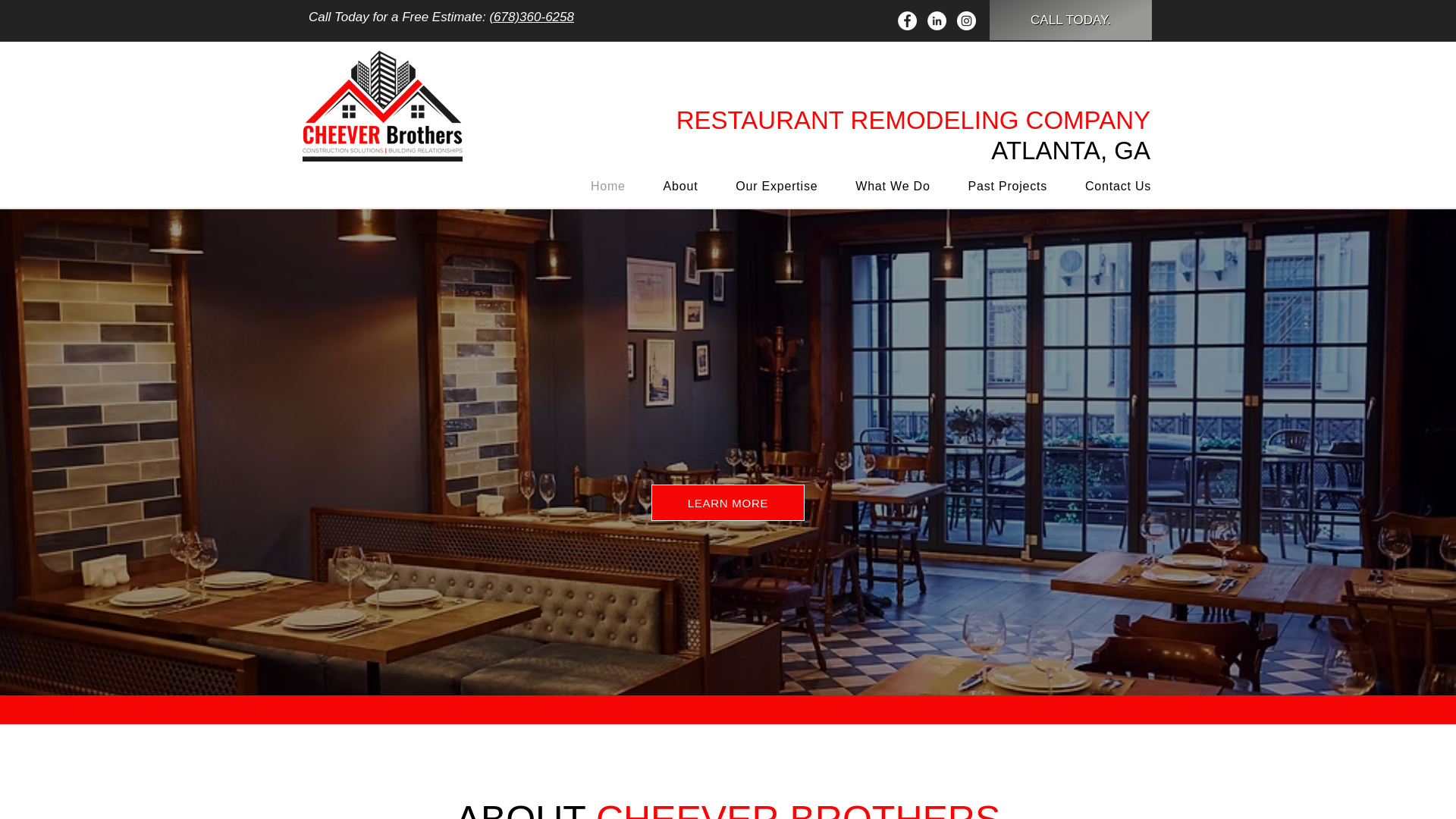 website screenshot of https://restaurantremodelingcompanyatlanta.com