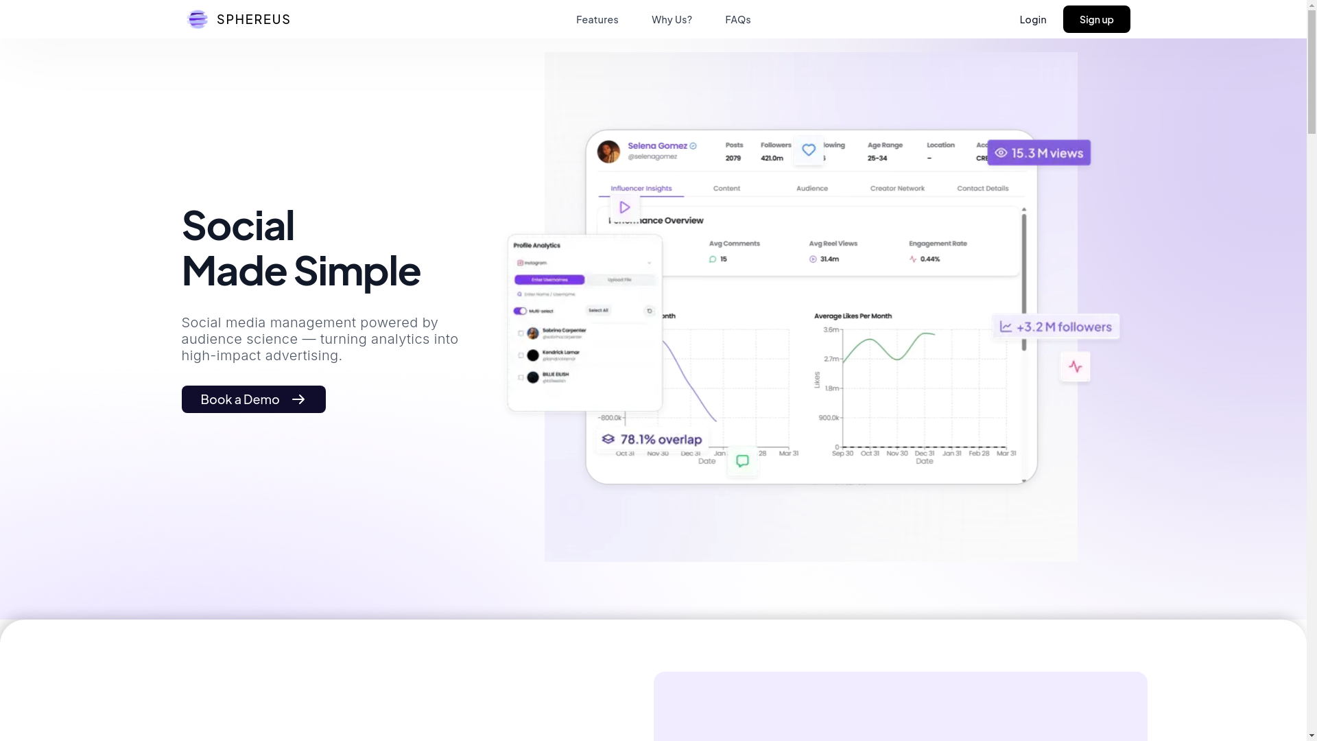 website screenshot of https://instantsphereus.com/