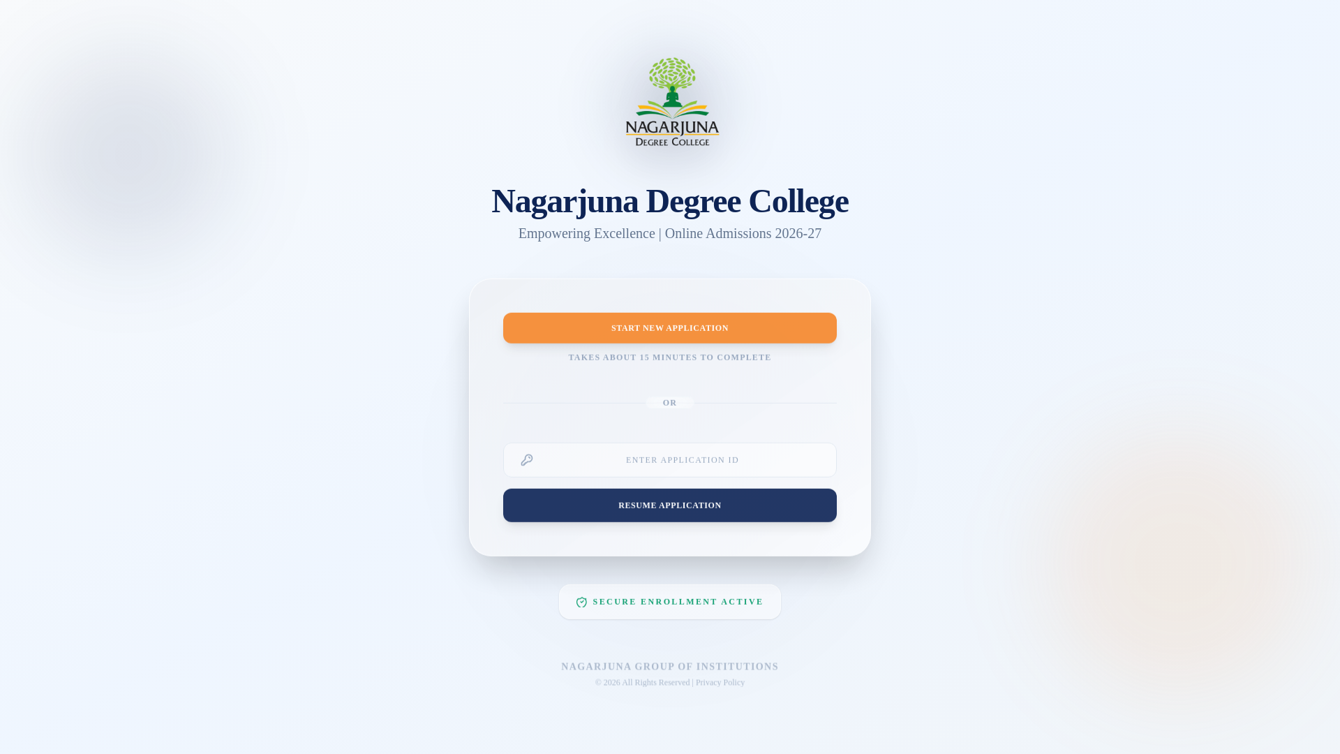 website screenshot of https://ndcapplication.pages.dev/