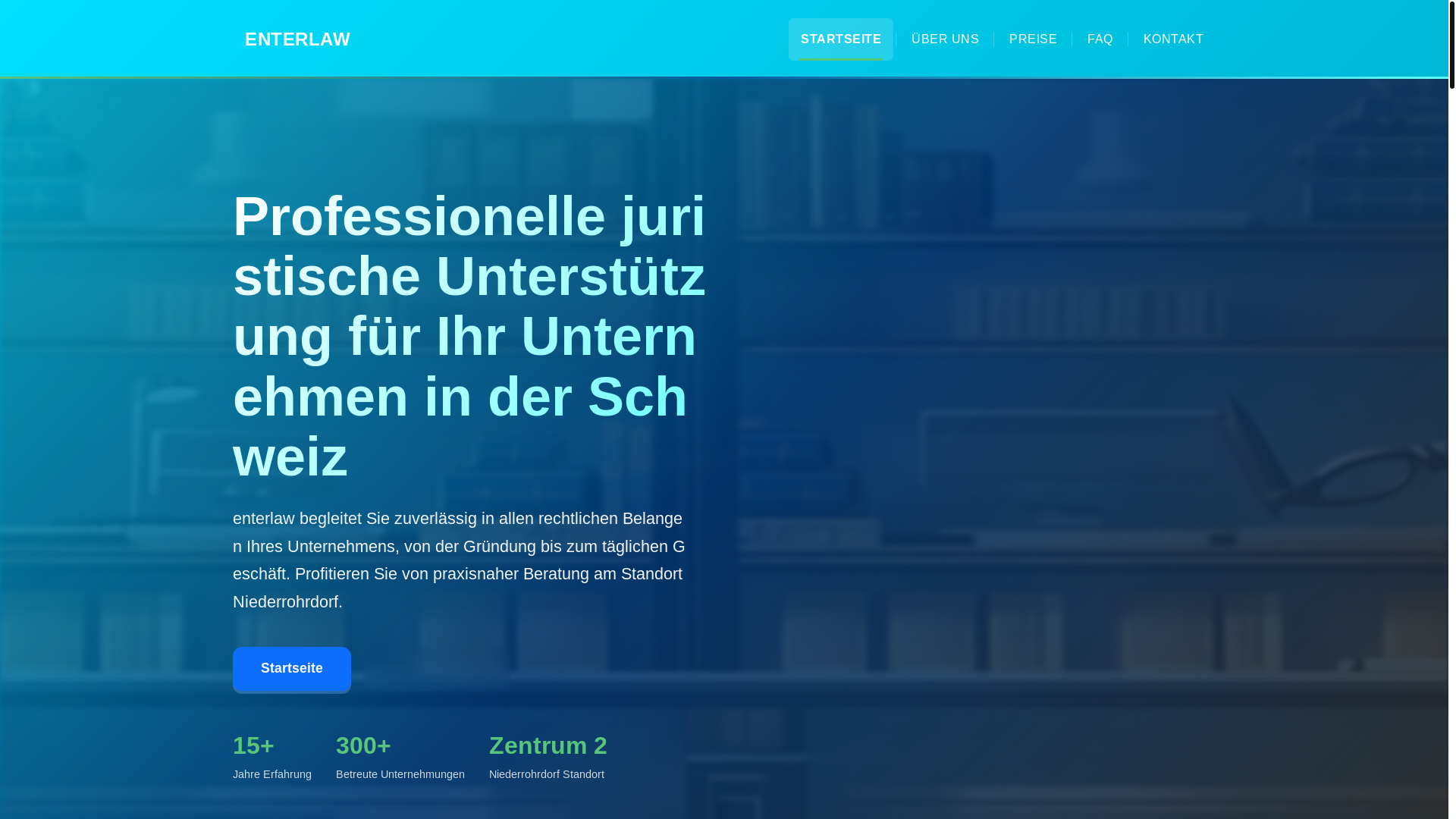 website screenshot of https://enterlaw.pro/