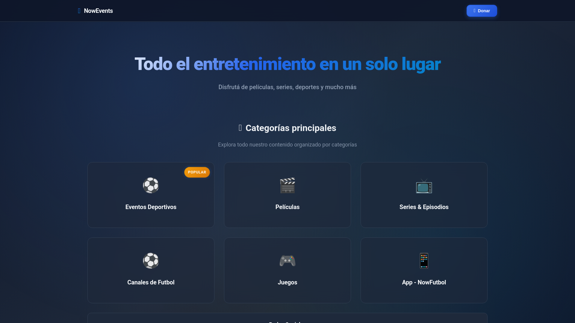 website screenshot of https://appnowevnts.pages.dev/