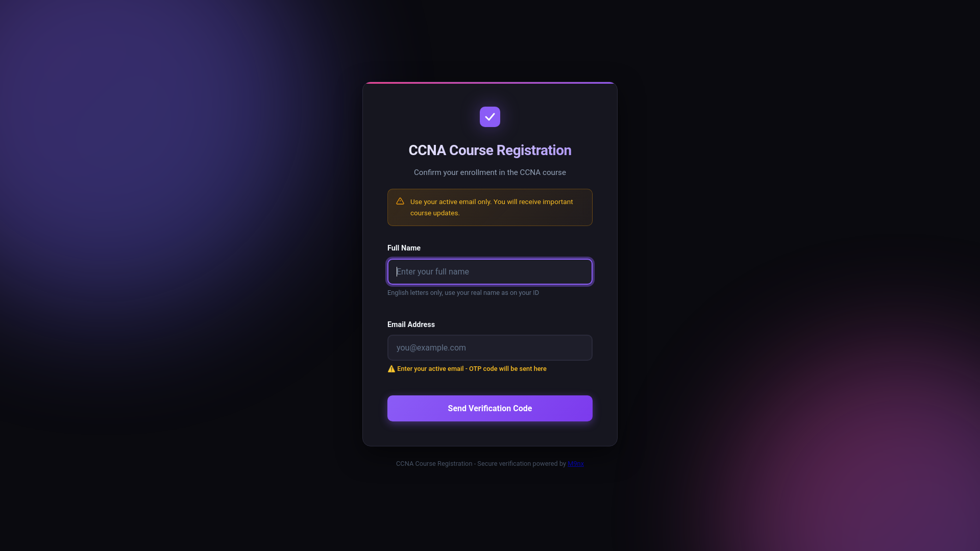 website screenshot of https://regform.tech/