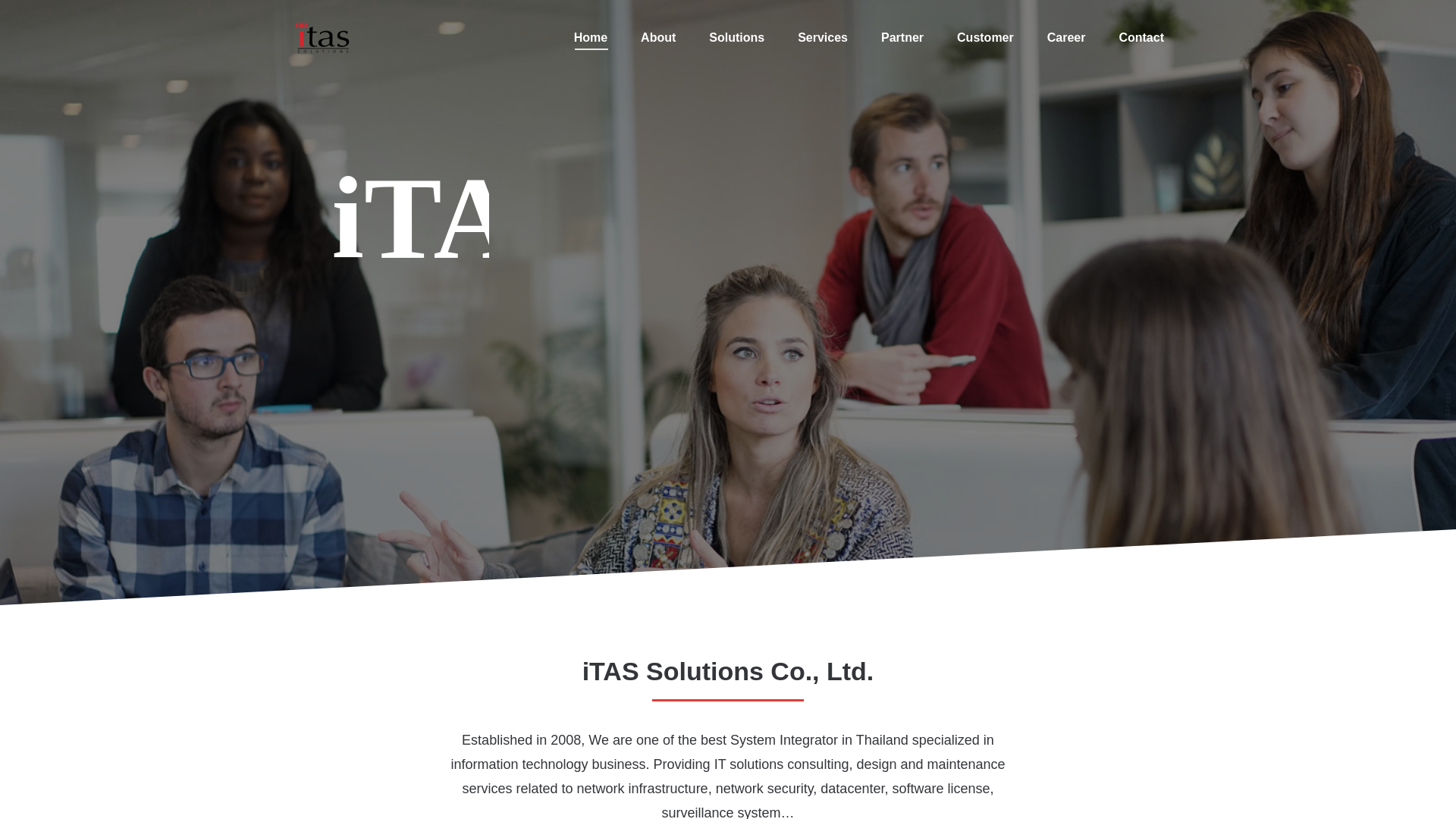 website screenshot of https://itas-web.pages.dev/