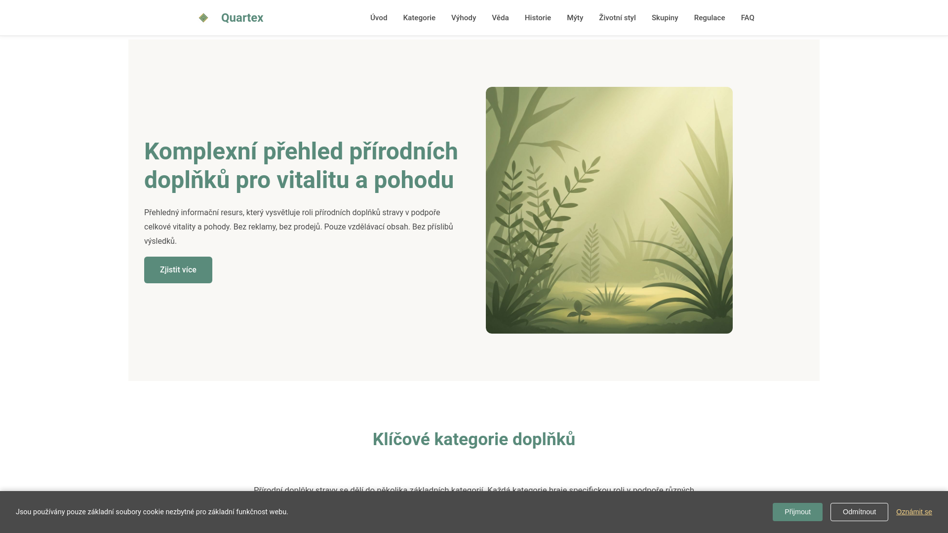 website screenshot of https://quartexsa.info/