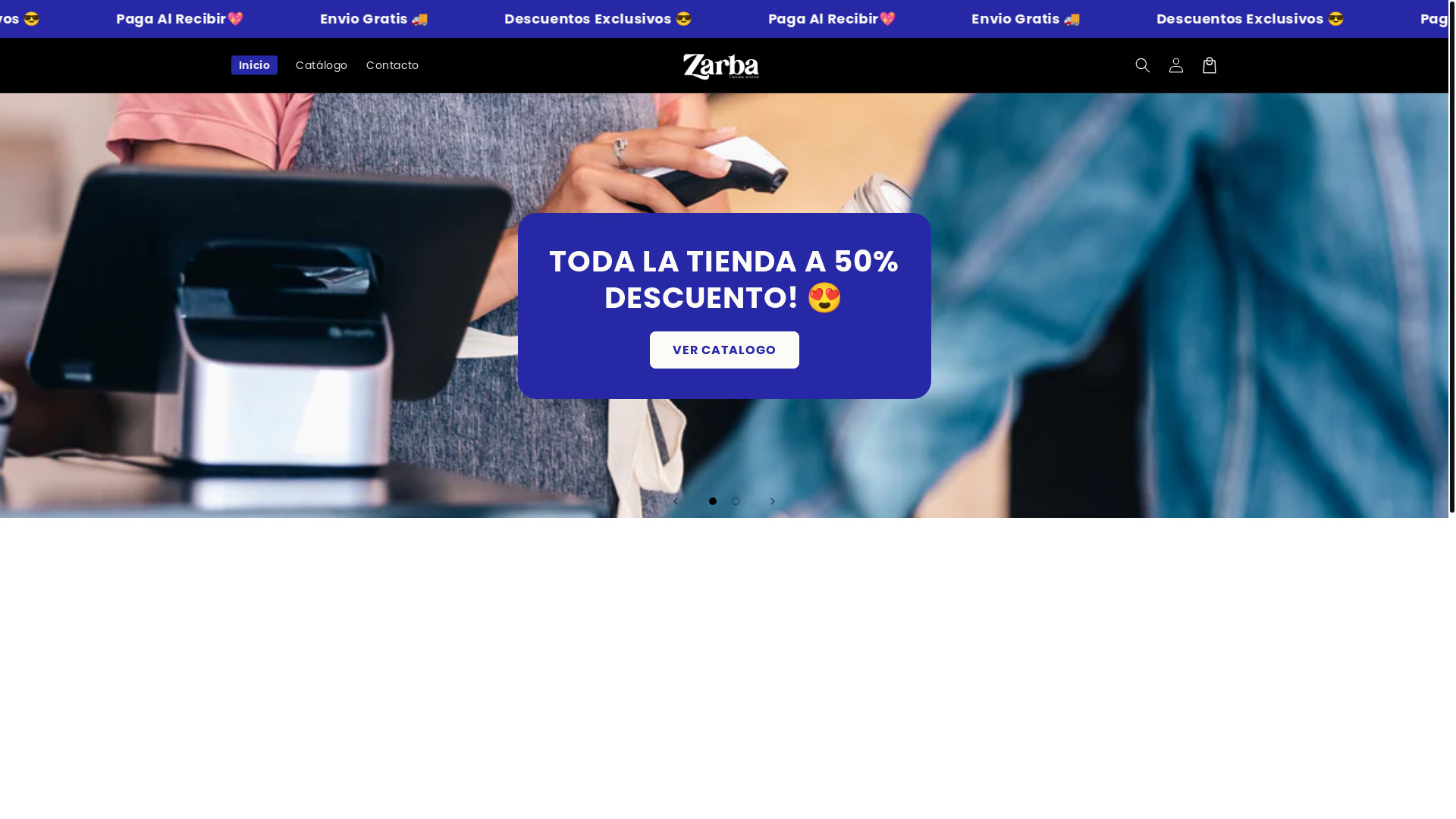 website screenshot of https://locomproahora.shop/