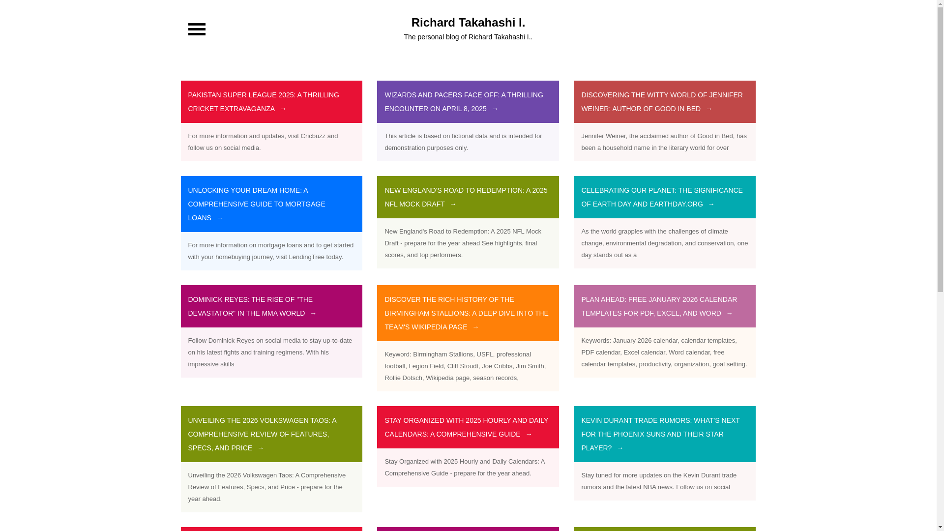website screenshot of https://richardtakahashii.pages.dev/