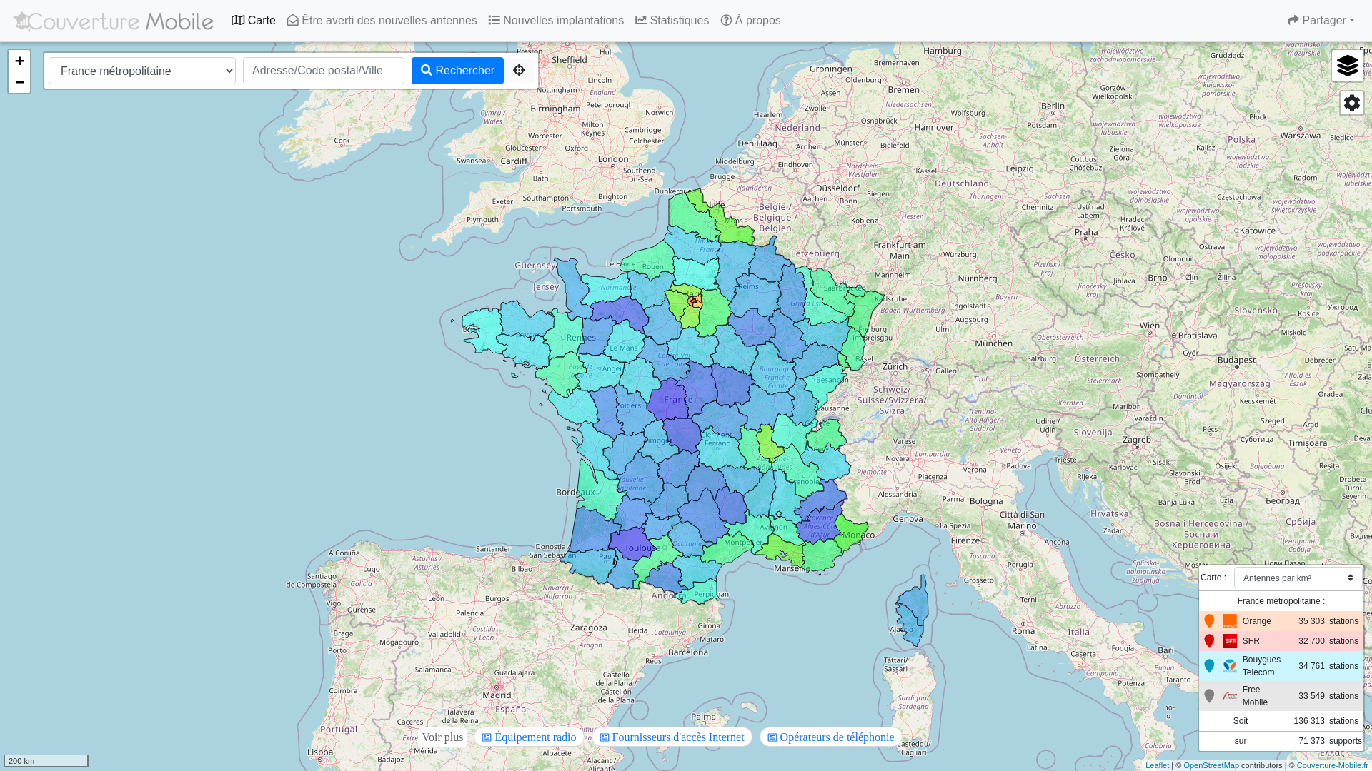 website screenshot of https://couverture-mobile.fr