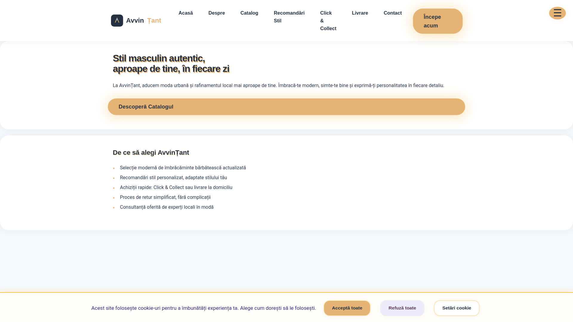 website screenshot of https://avvintsant.media