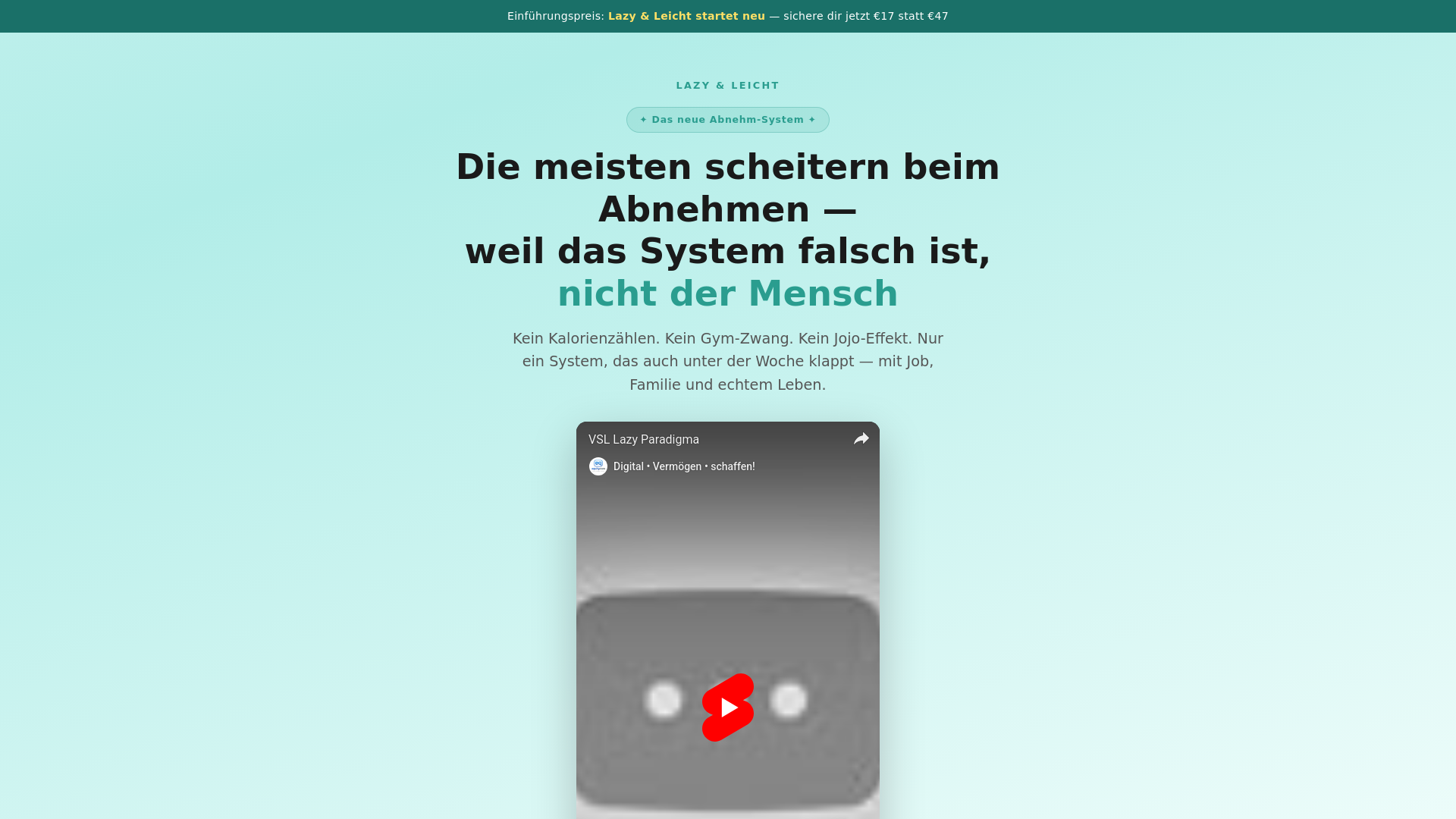 website screenshot of https://lazy-leicht.pages.dev/