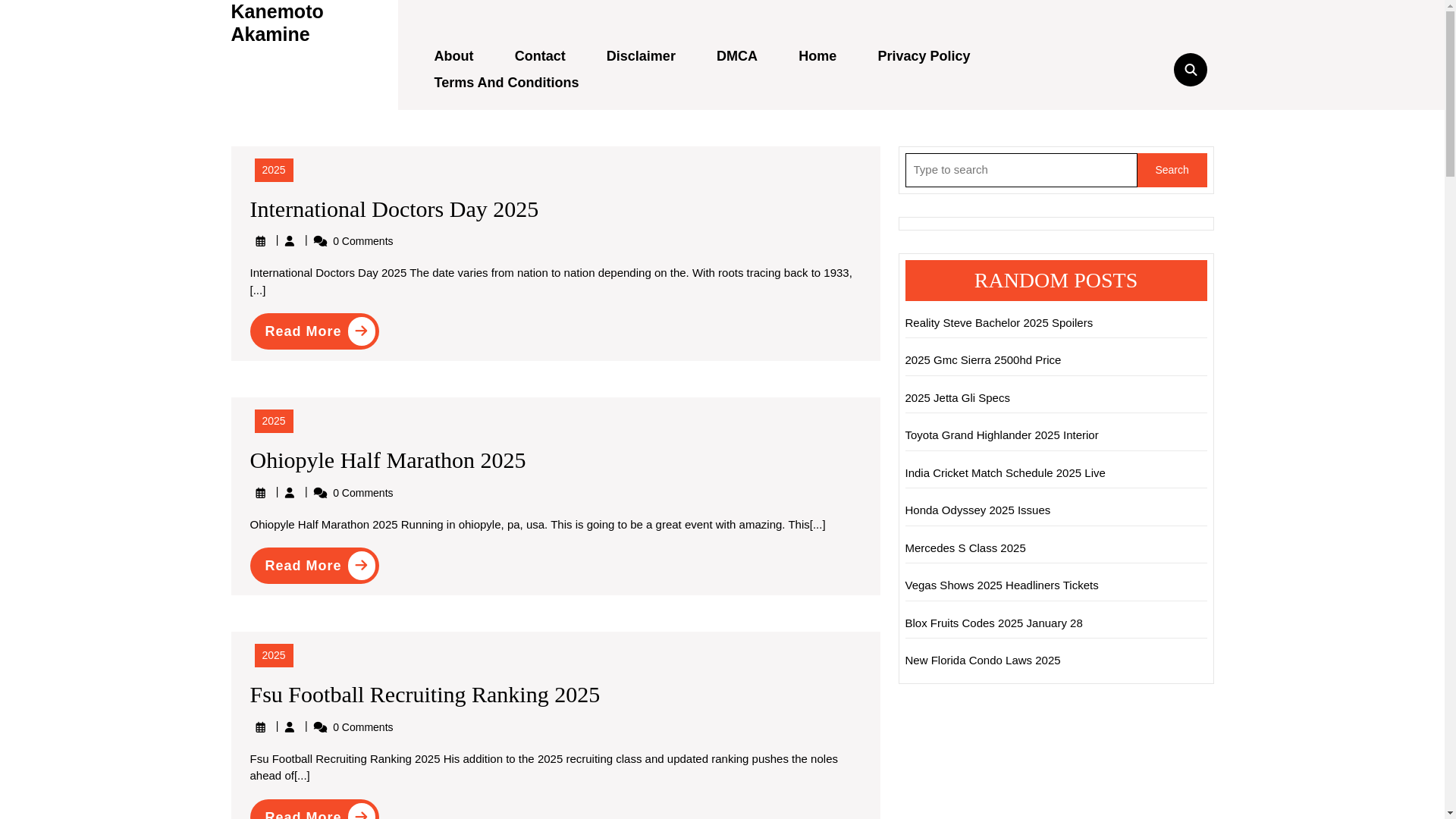 website screenshot of https://kanemotoakamine.pages.dev/
