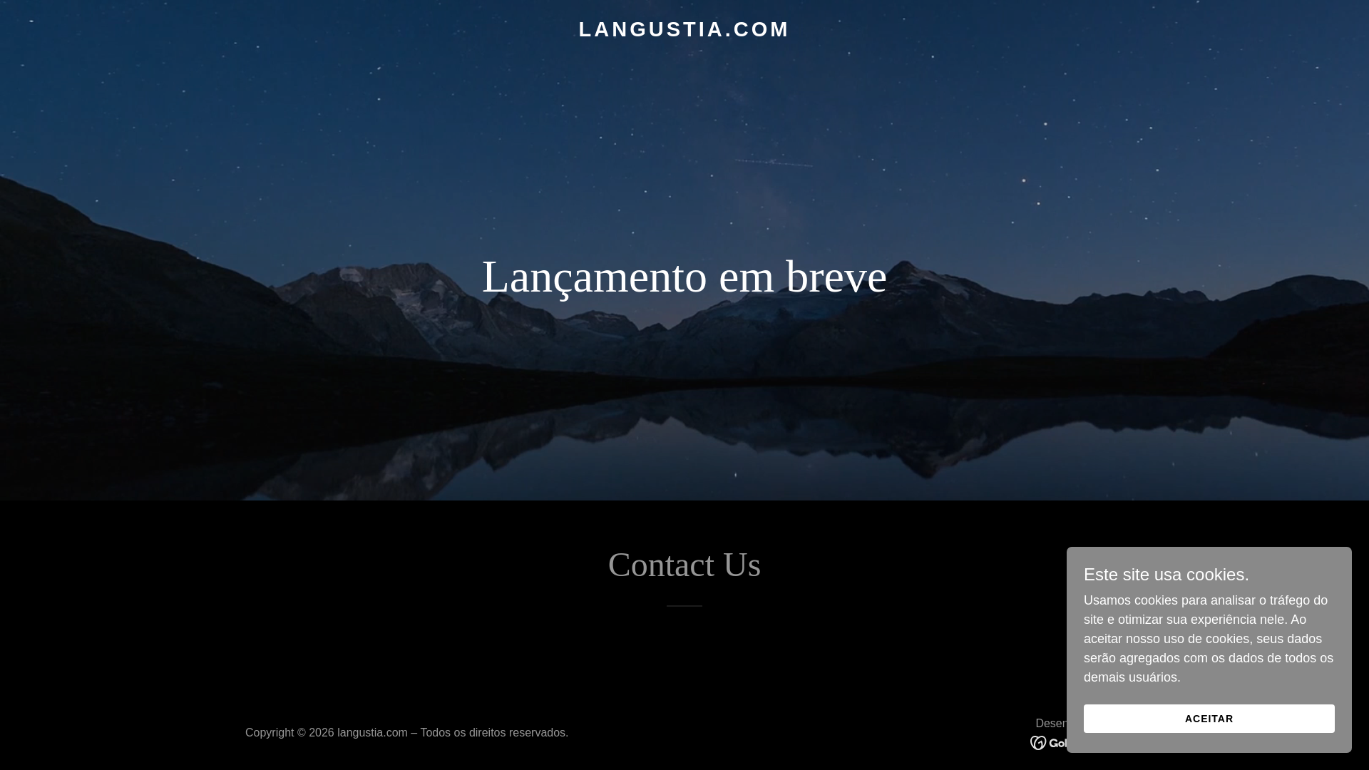 website screenshot of https://langustia.com