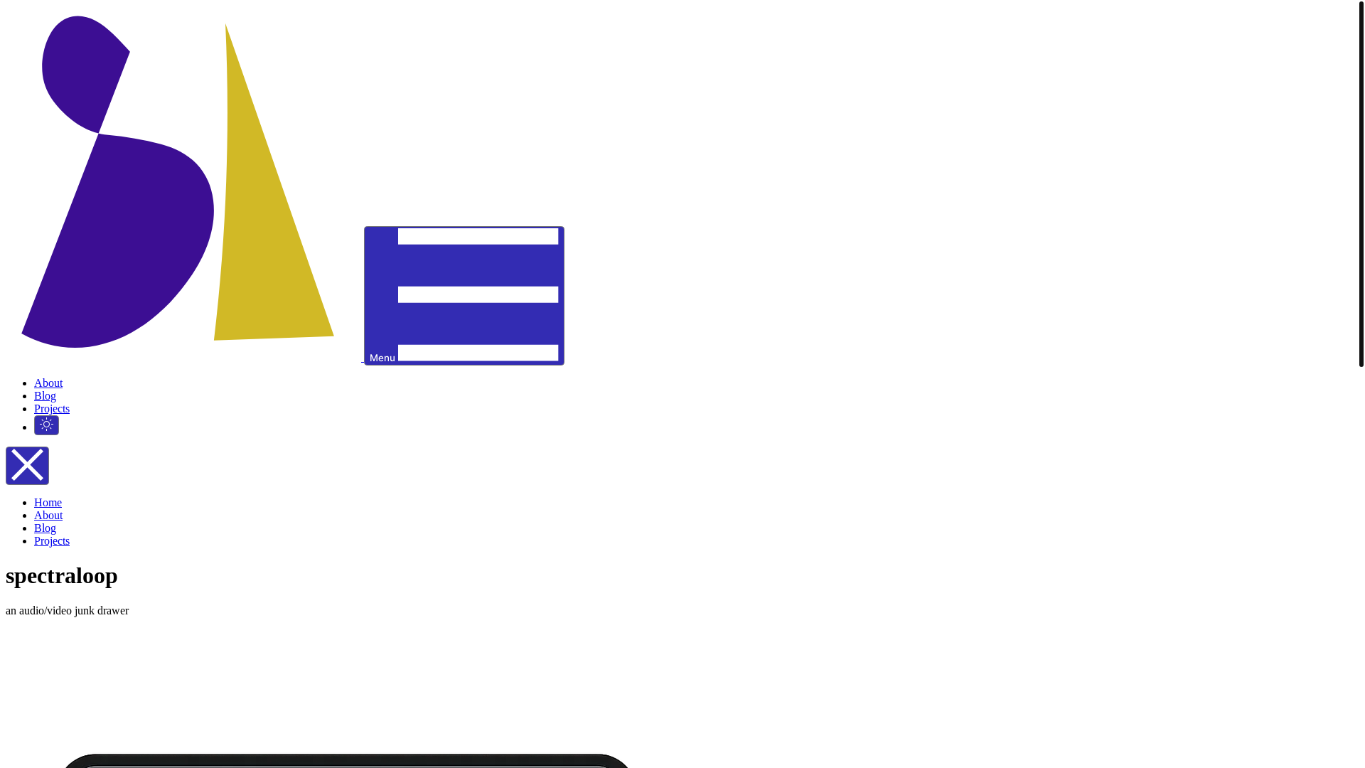 website screenshot of https://spectraloop.pages.dev/