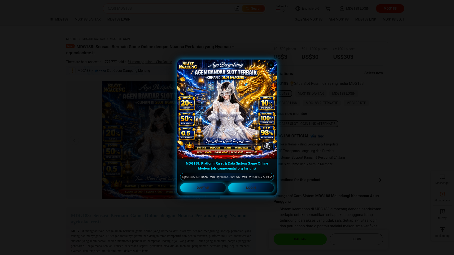 website screenshot of https://agricolacirce-lp-mdg188.pages.dev/