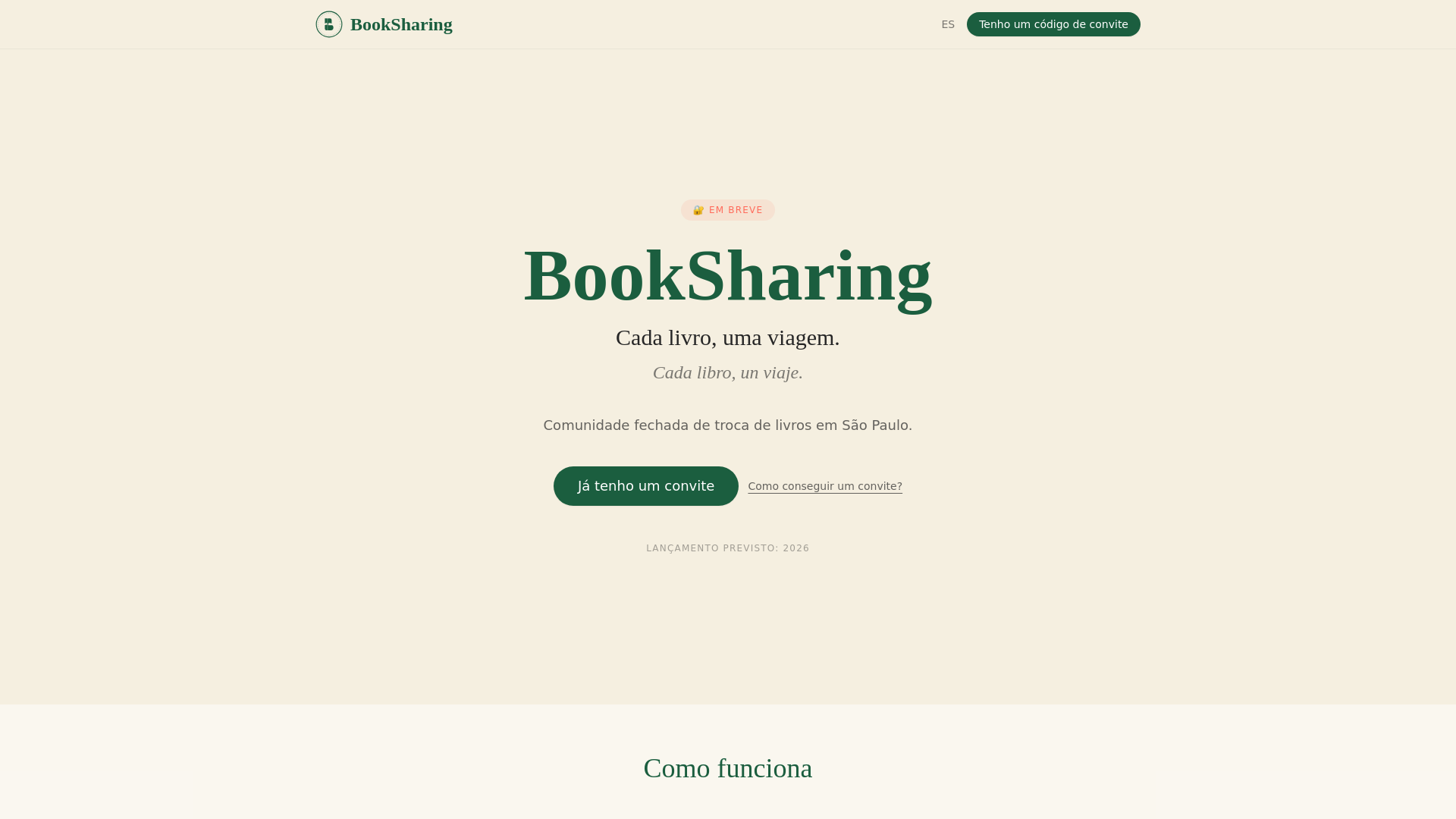 website screenshot of https://booksharing.pages.dev/