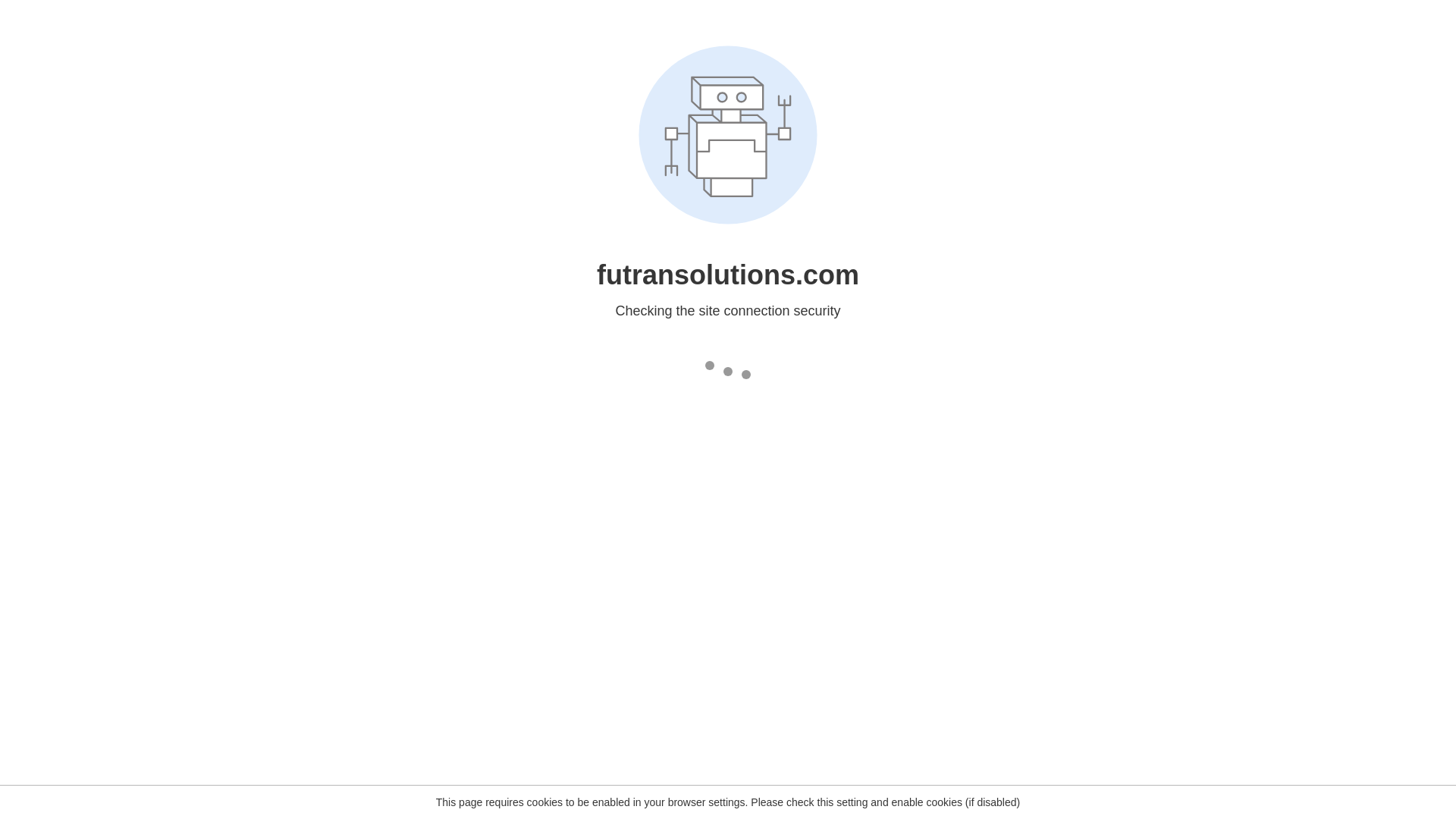 website screenshot of https://futransolutionslabs.com/