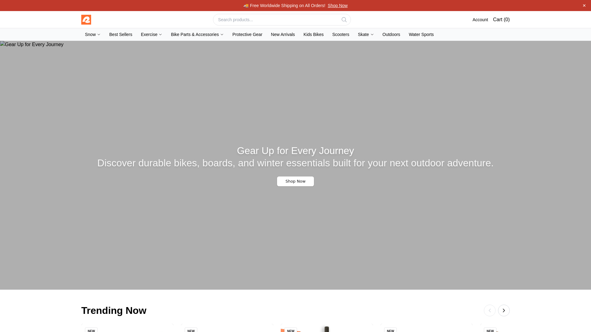 website screenshot of https://retrospecstore.shop/
