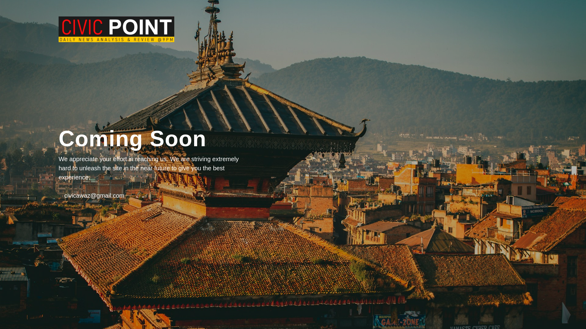 website screenshot of https://civicawaz.com/