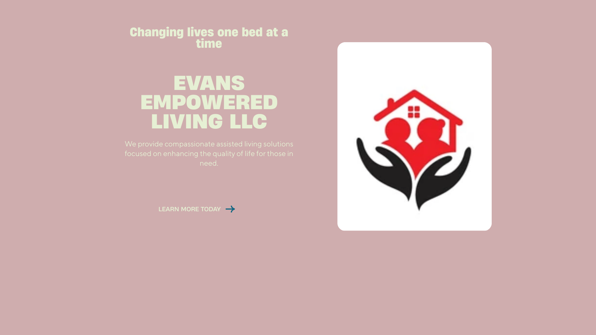 website screenshot of https://evansempoweredlivingllc.com/