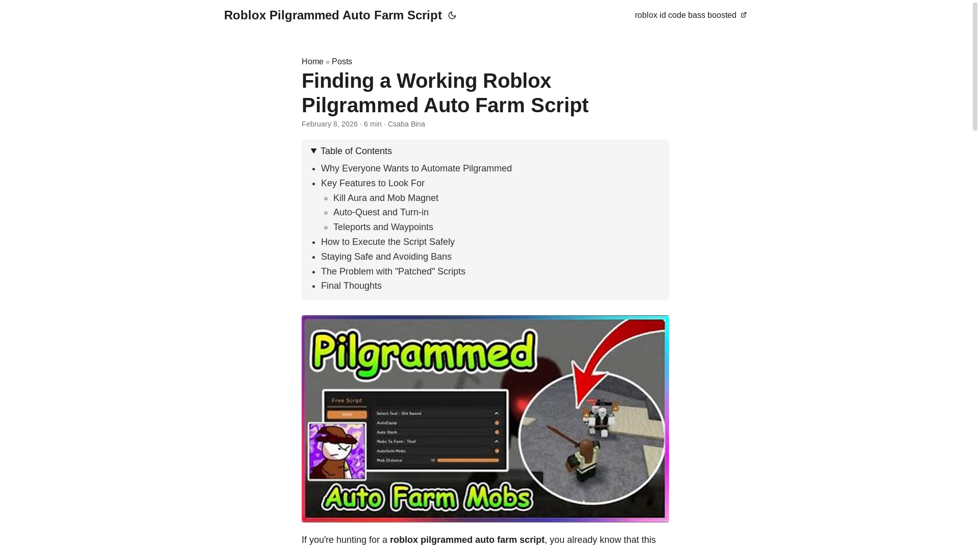 website screenshot of https://roblox-pilgrammed-auto-farm-script.pages.dev/