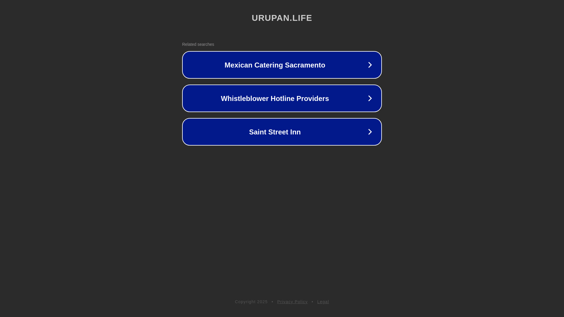 website screenshot of https://urupan.life/