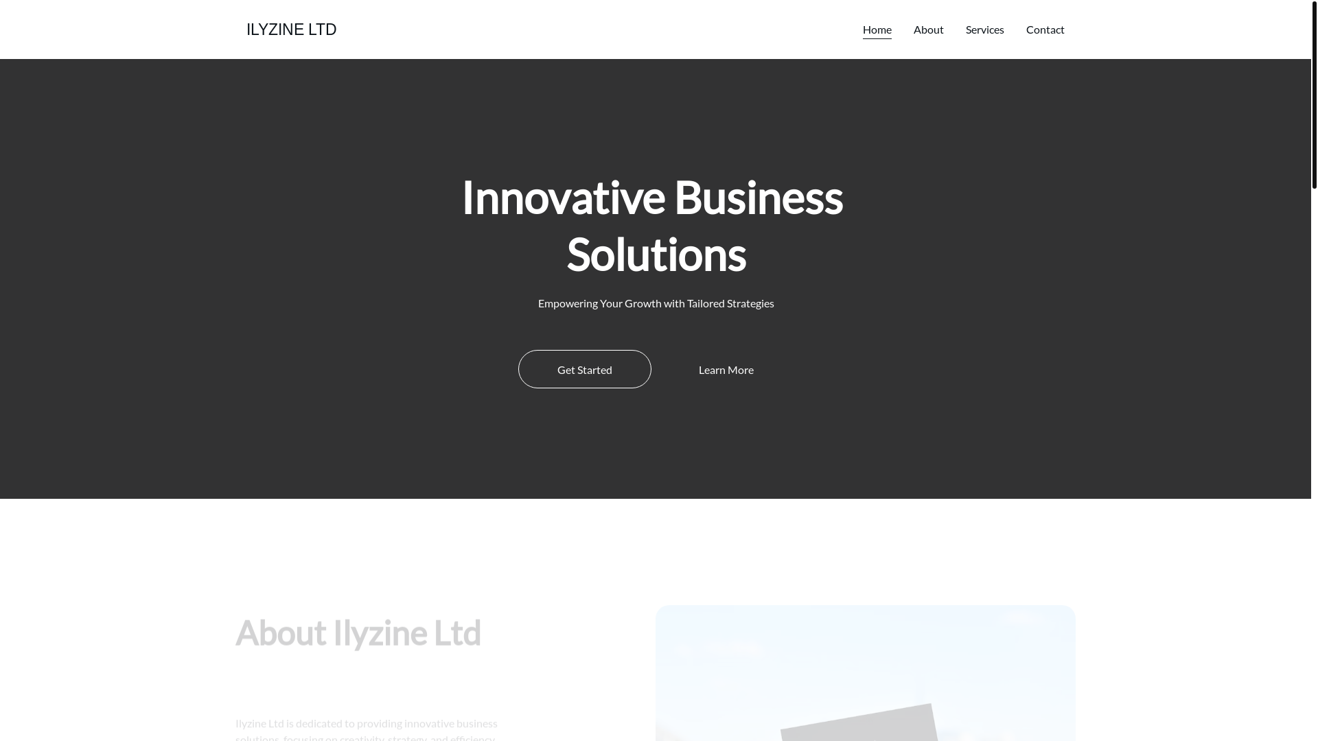 website screenshot of https://ilyzynelimited.online/