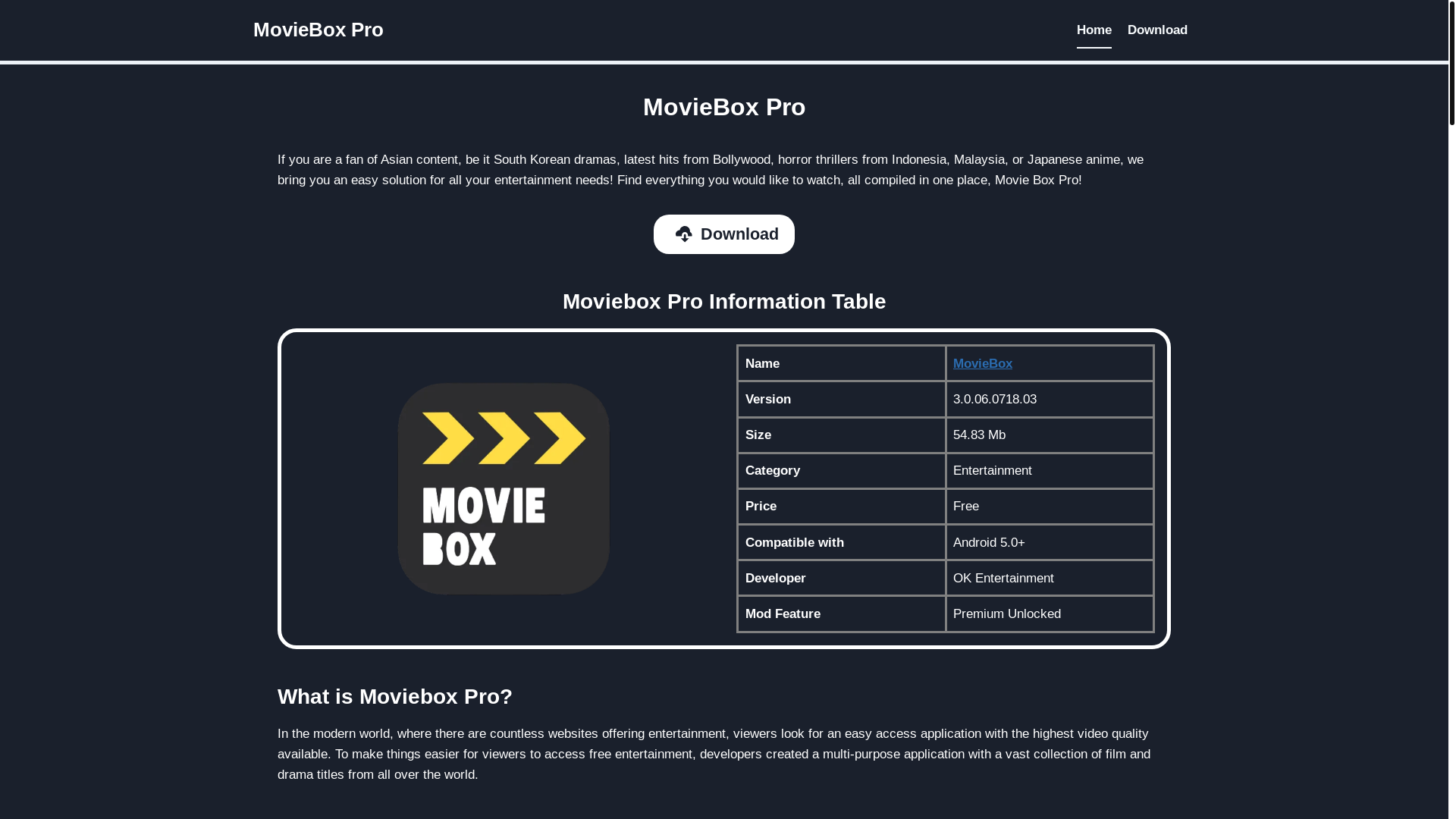 website screenshot of https://moviebox.tools/