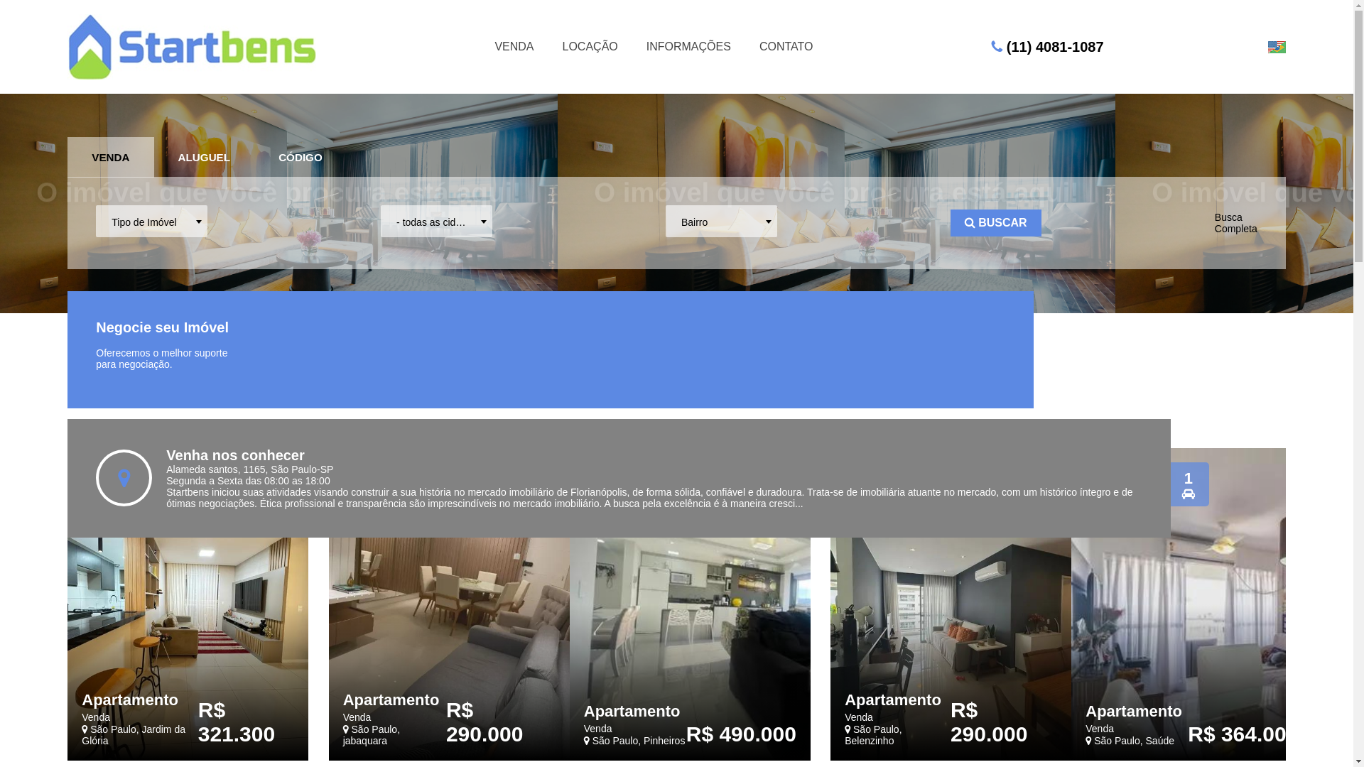 website screenshot of https://alphabens.com.br/