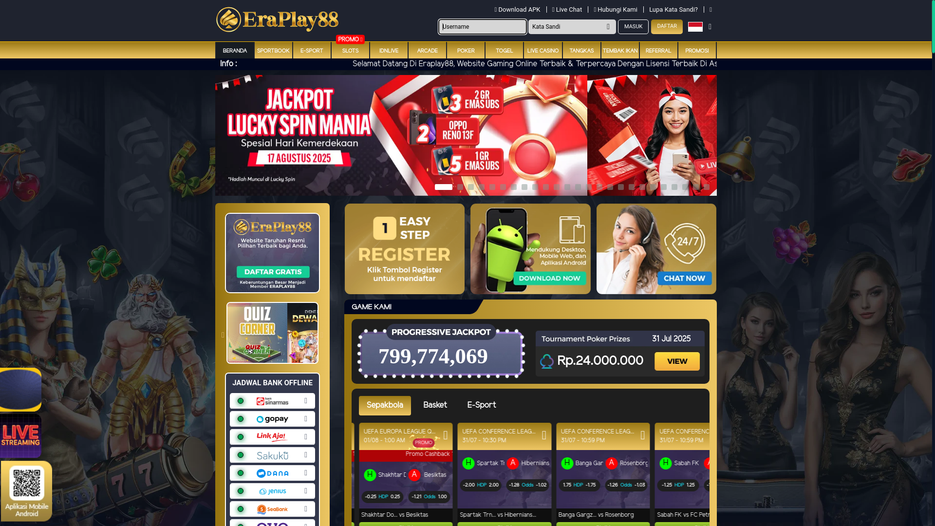 website screenshot of https://eraplay89gg.site/