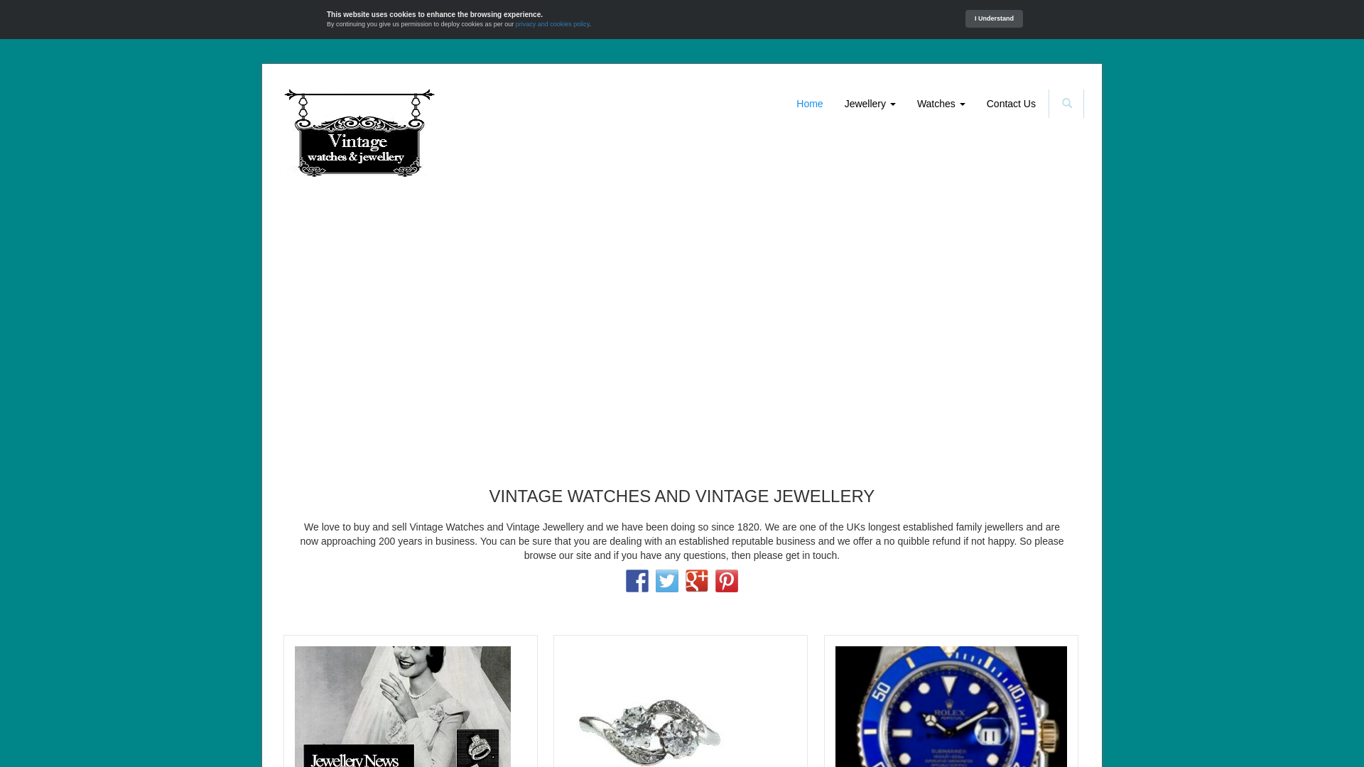 website screenshot of https://vintagewatchesandjewellery-c.pages.dev/
