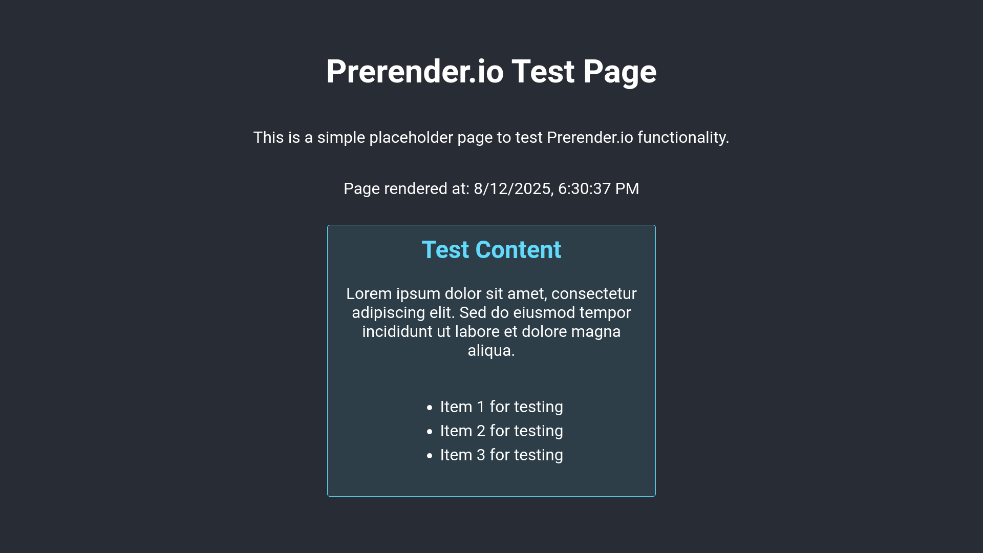 website screenshot of https://pr-test.pages.dev/