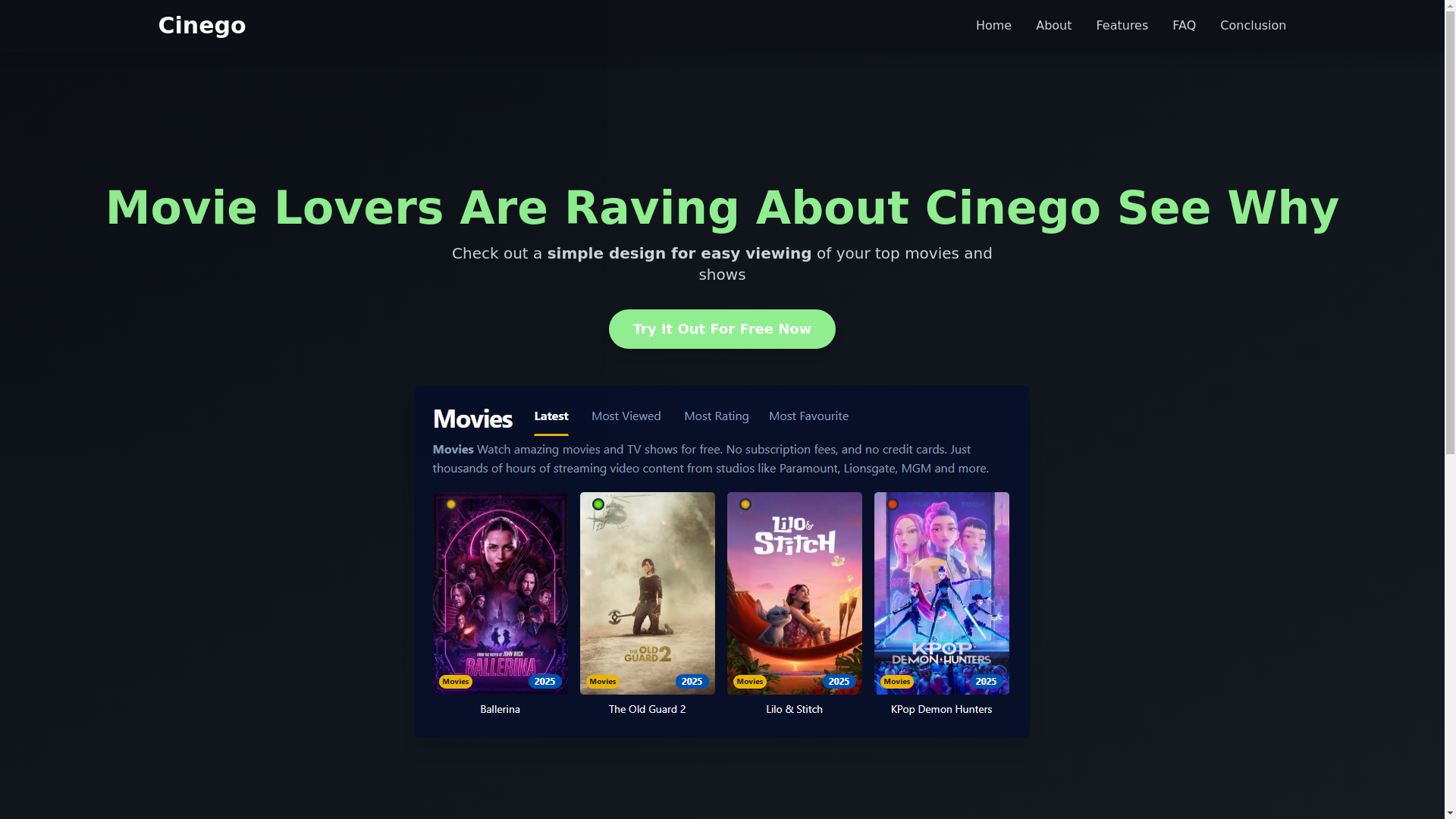 website screenshot of https://cinego-wd0b.pages.dev/