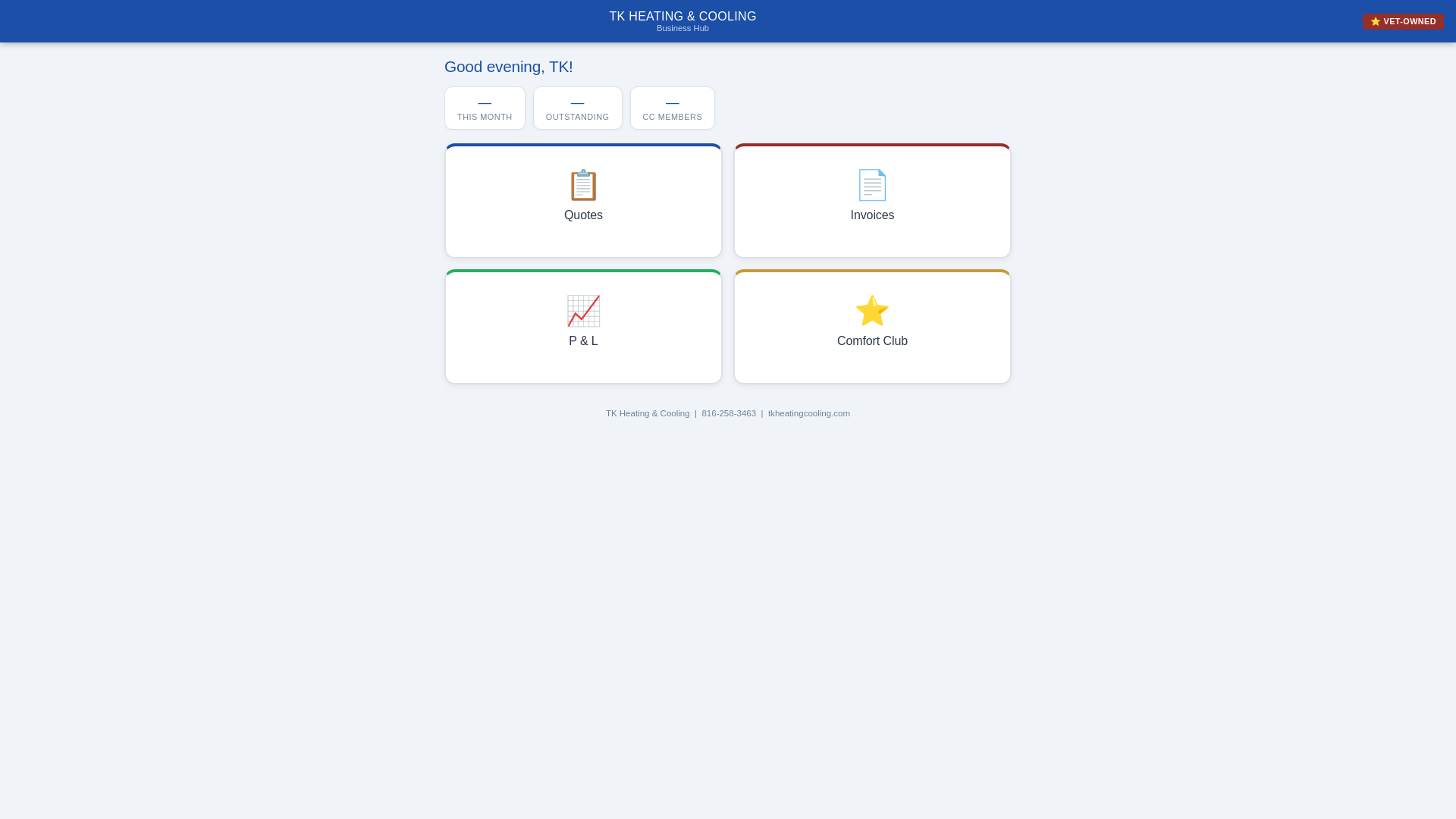 website screenshot of https://tk-business-hub.pages.dev/