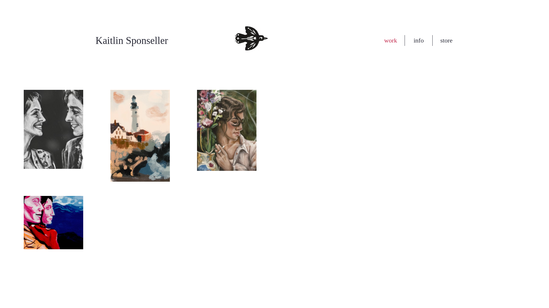 website screenshot of https://kaitlinsponseller.com/