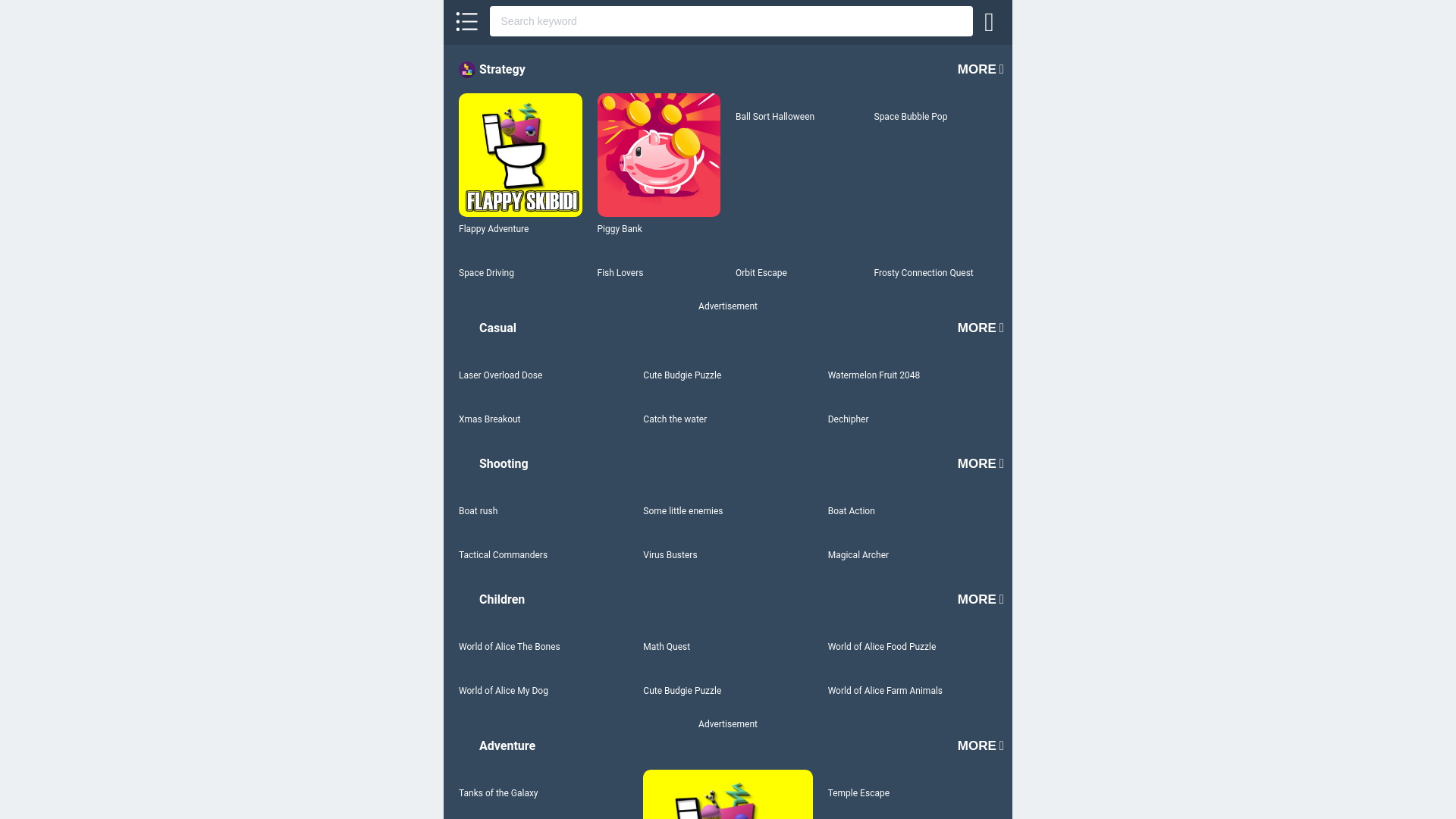 website screenshot of https://gamelegendhd.top/