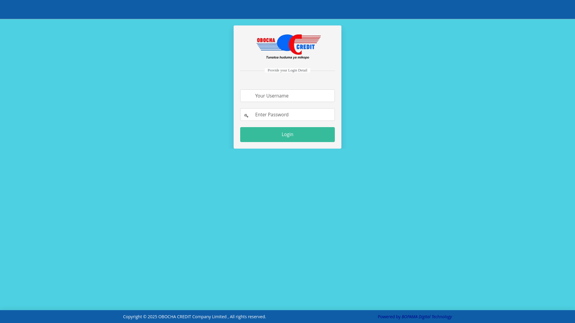 website screenshot of https://obochacredit.com/