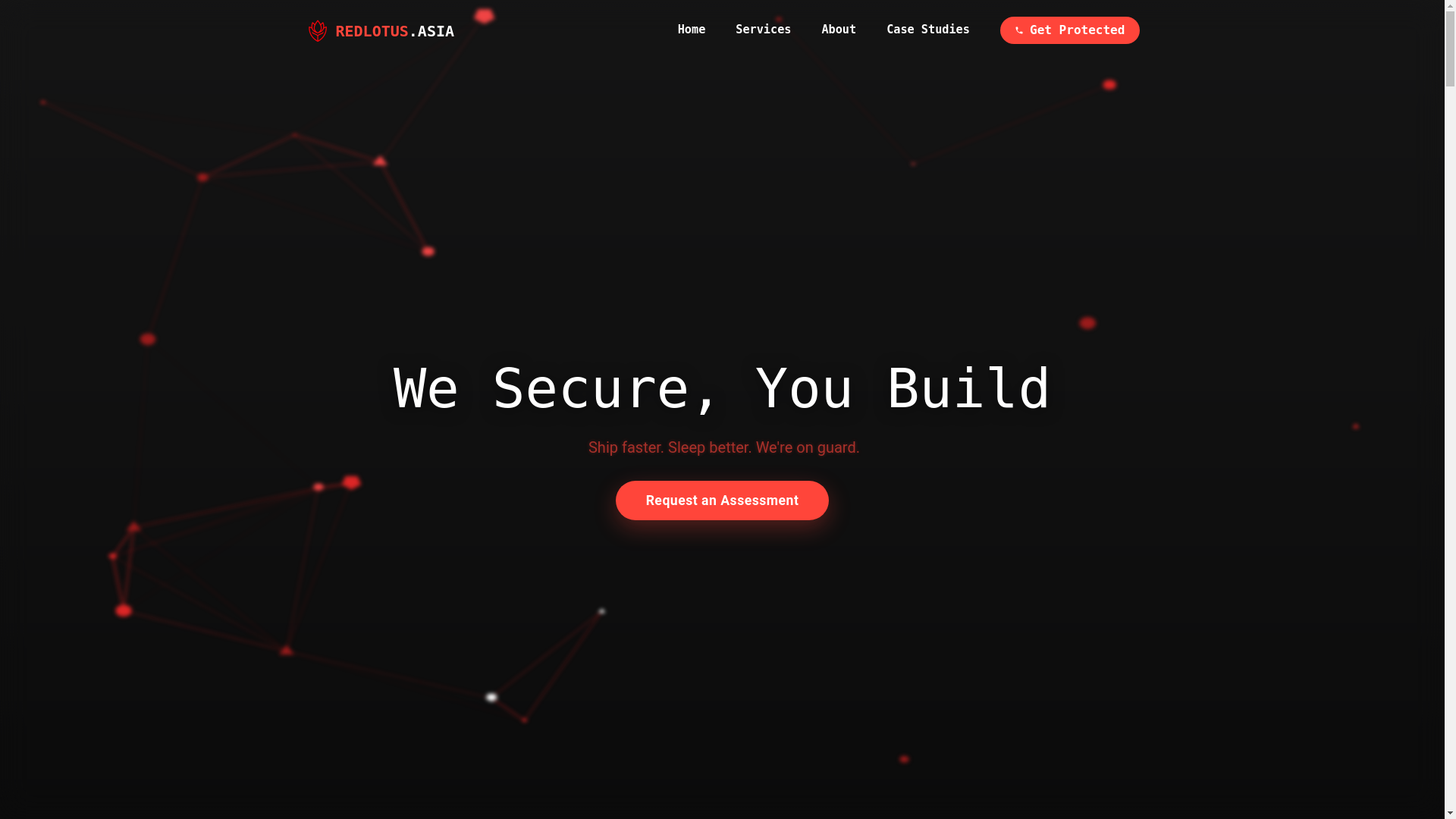 website screenshot of https://redlotus-landing.pages.dev/