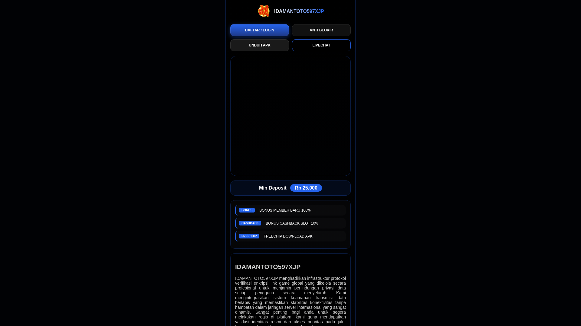 website screenshot of https://idamantoto597xjp.site
