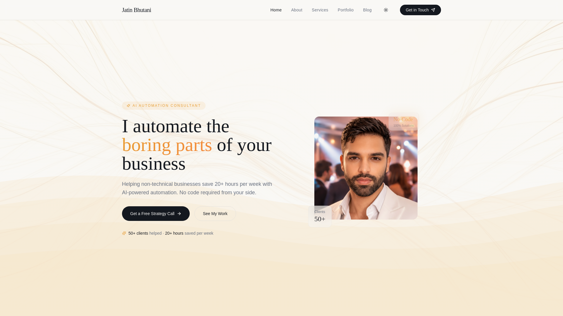 website screenshot of https://ai-business-automation.pages.dev/