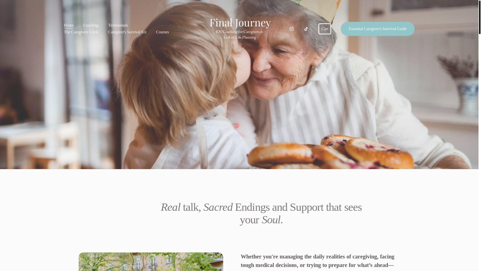 website screenshot of https://journeysawaken.com/