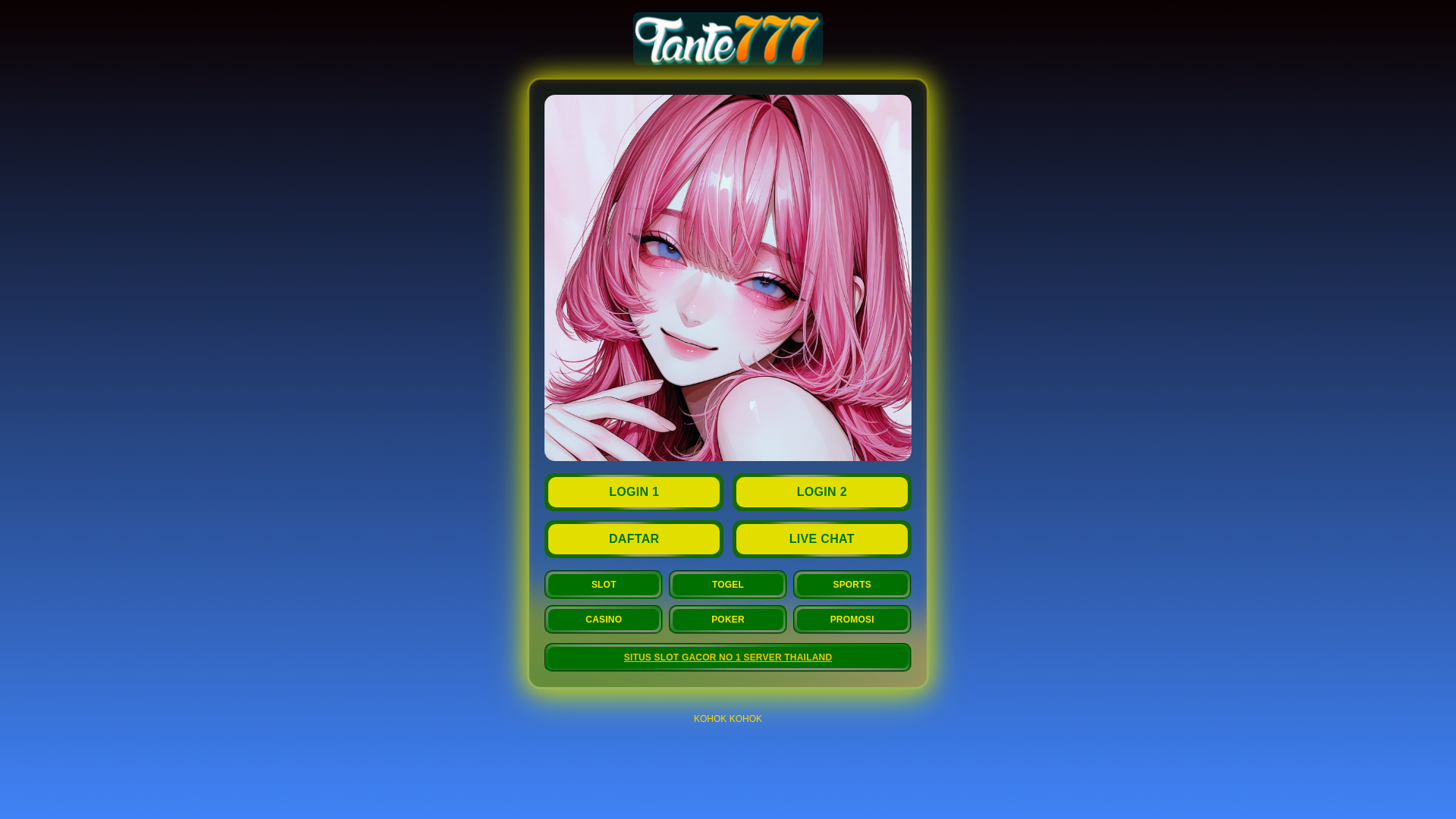 website screenshot of https://kohoklagi.pages.dev/