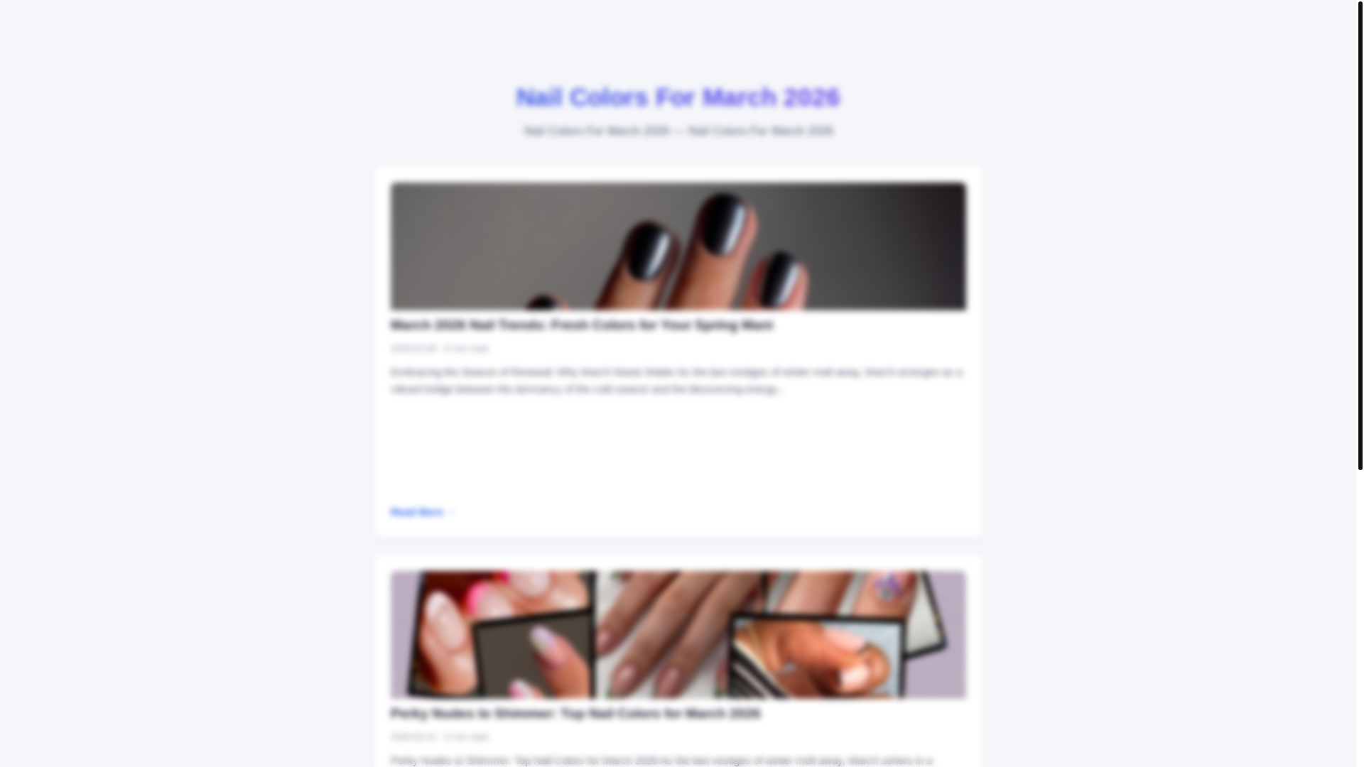 website screenshot of https://nail-colors-for-march-2026.pages.dev/
